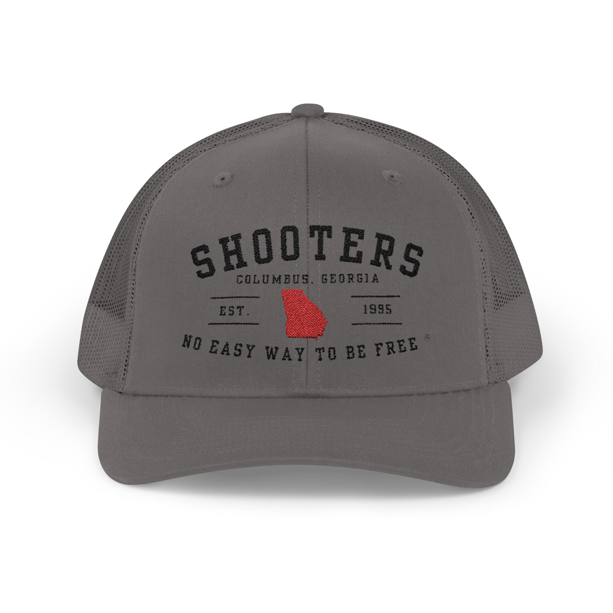 Shooters of Columbus Snapback Trucker Cap (Black lettering)