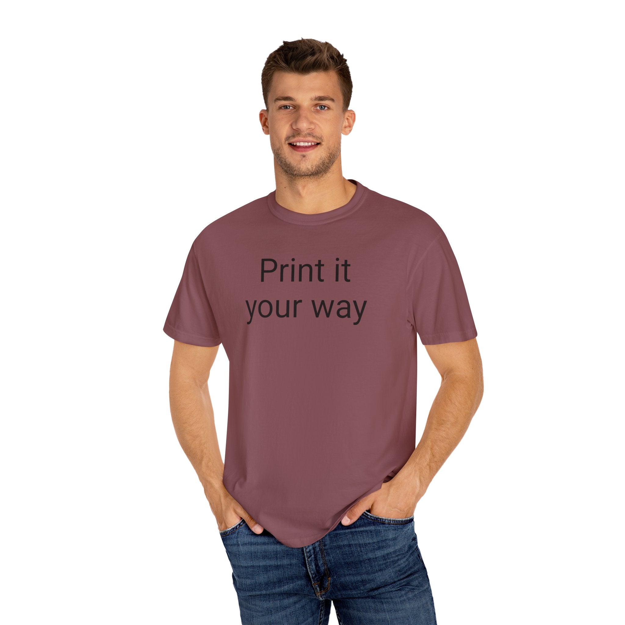Customizable Unisex T-Shirt | Print It Your Way | Gift for Friends, DIY Fashion, Casual Wear, Birthday Gift, Personalize Your Style