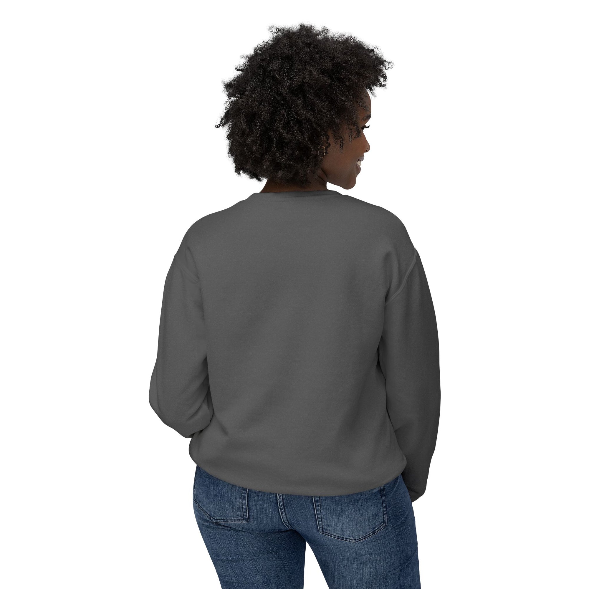Dog Print Sweatshirt - Be Pawsome Lightweight Crewneck
