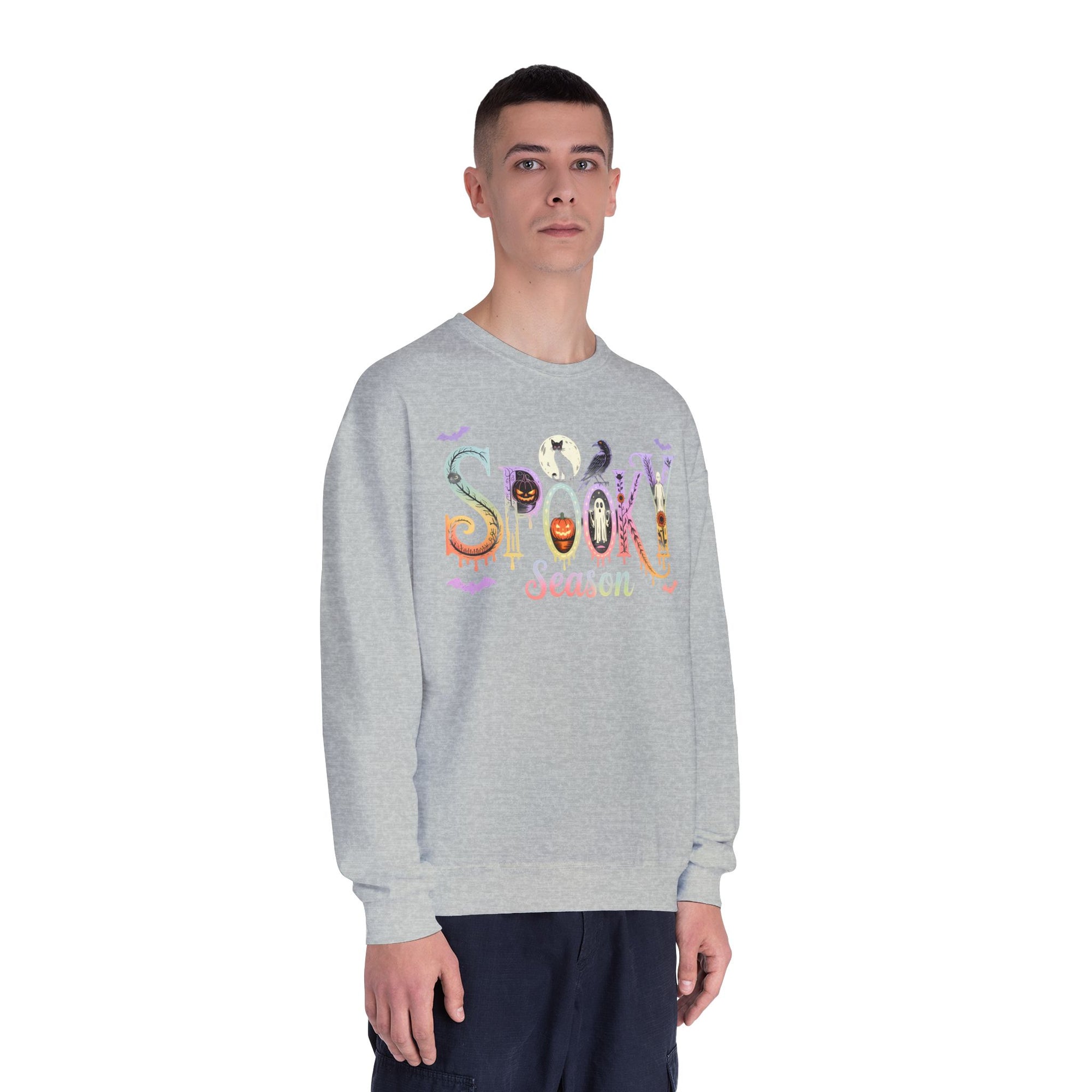 Spooky Season Crewneck Sweatshirt | Halloween Apparel, Cozy Fall Fashion, Unisex Sweatshirt, Festive Outfit, Gift for Halloween Lovers