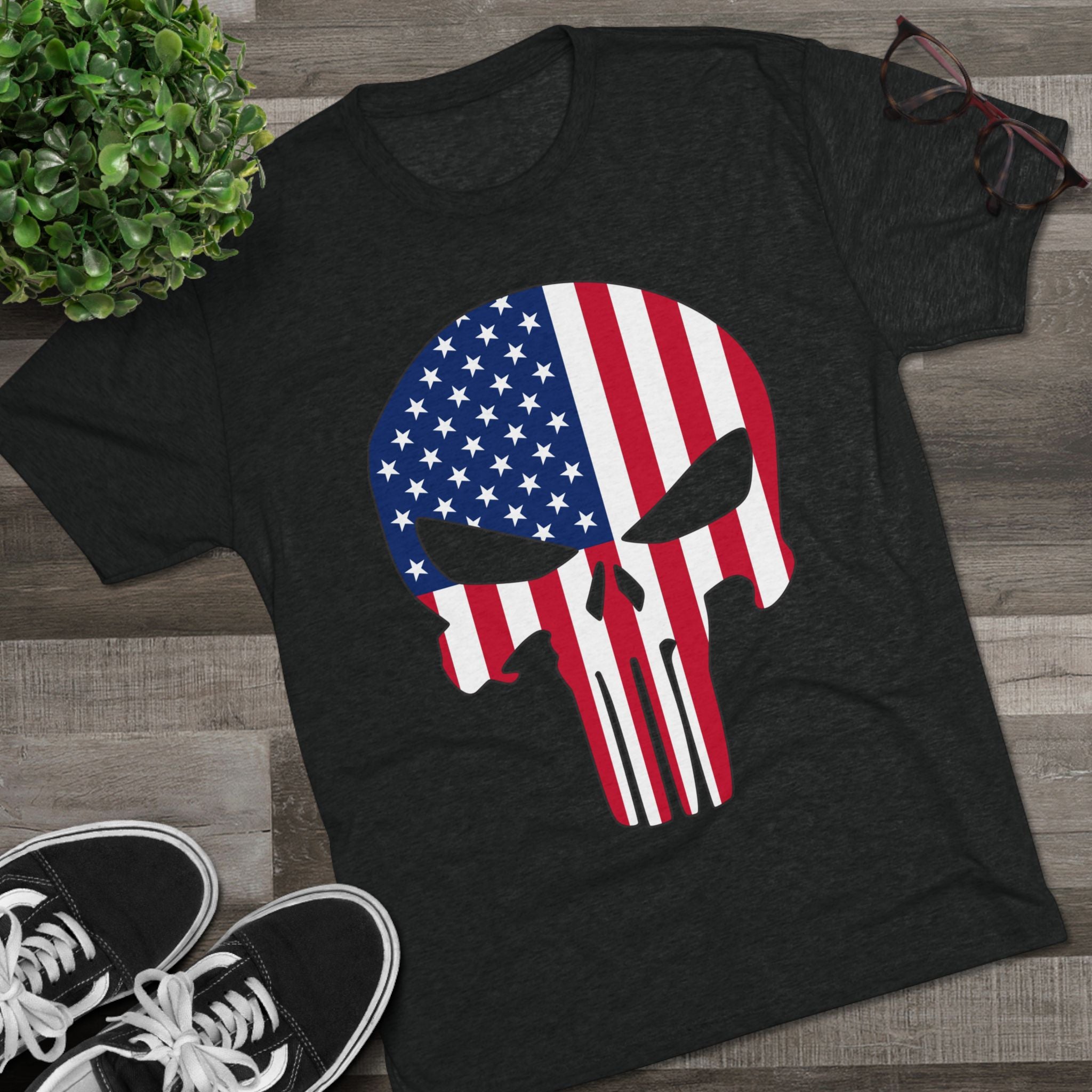 American Flag Punisher Tee
