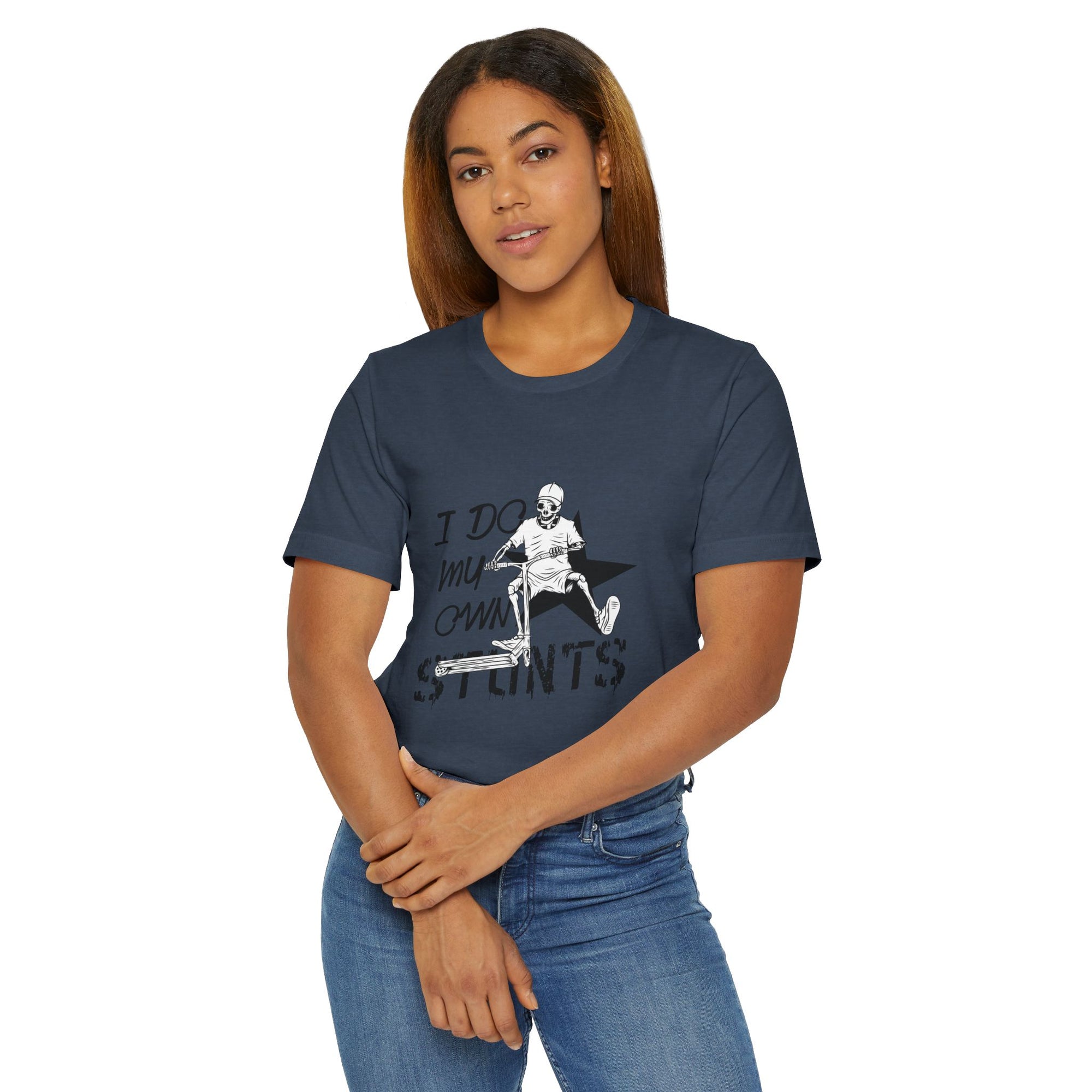 I Do My Own Stunts T-Shirt, Unisex Funny Tee, Adventure Lover Gift, Action Sports Top, Casual Wear