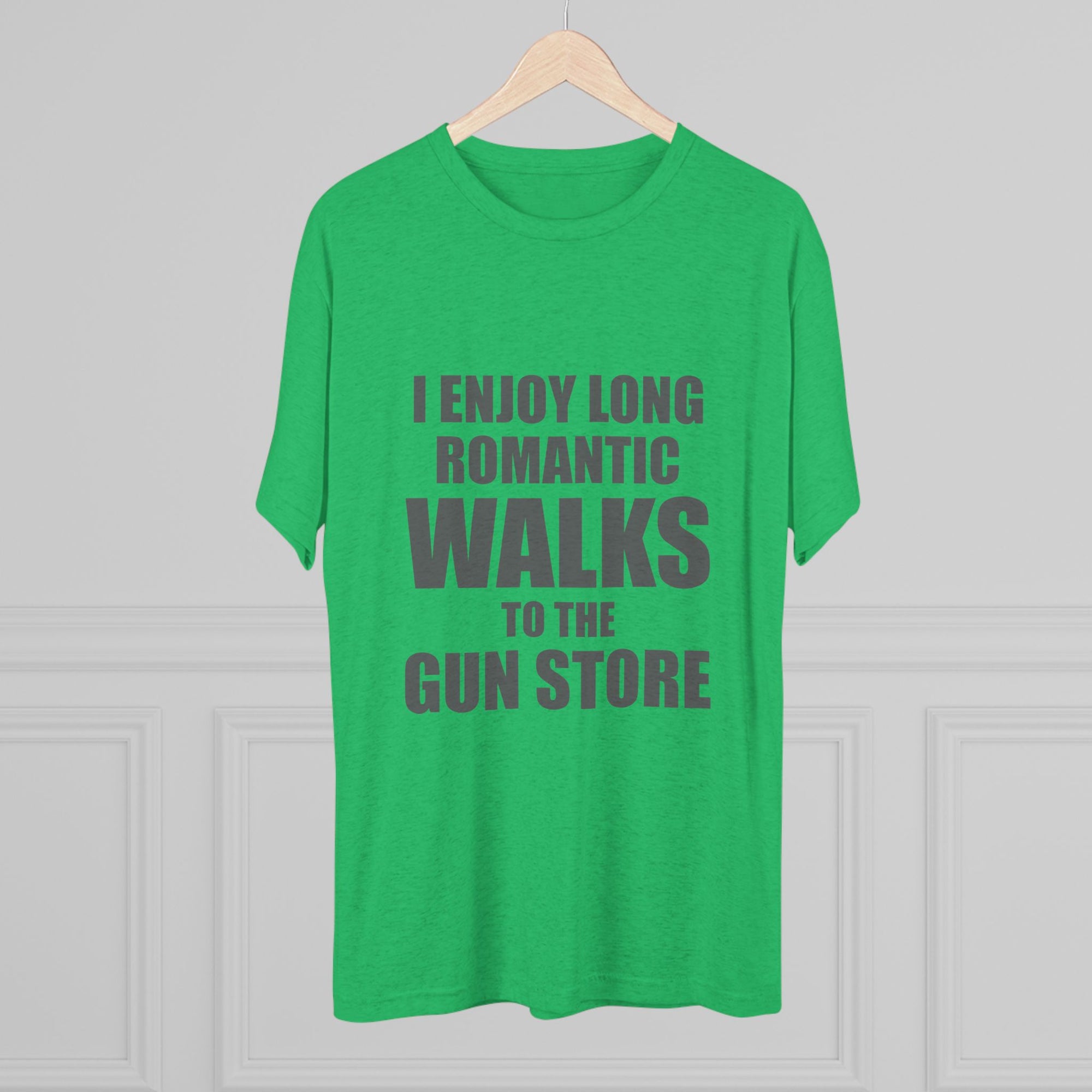 Gun Lover's Tri-Blend Tee - Romantic Walks Design