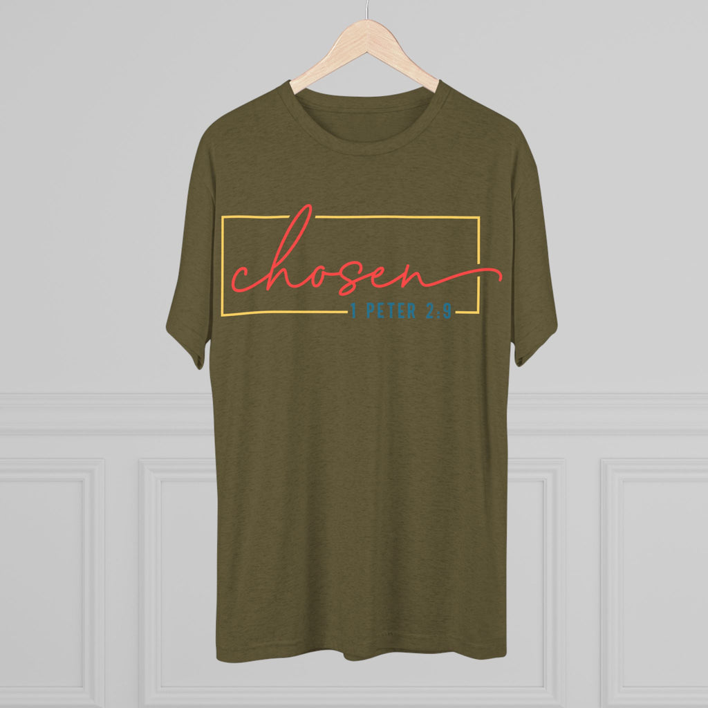Faith-Inspired Unisex Tee, Chosen Comfort Shirt, Inspirational Crew T-Shirt, Casual Daily Wear, Gift for Believers
