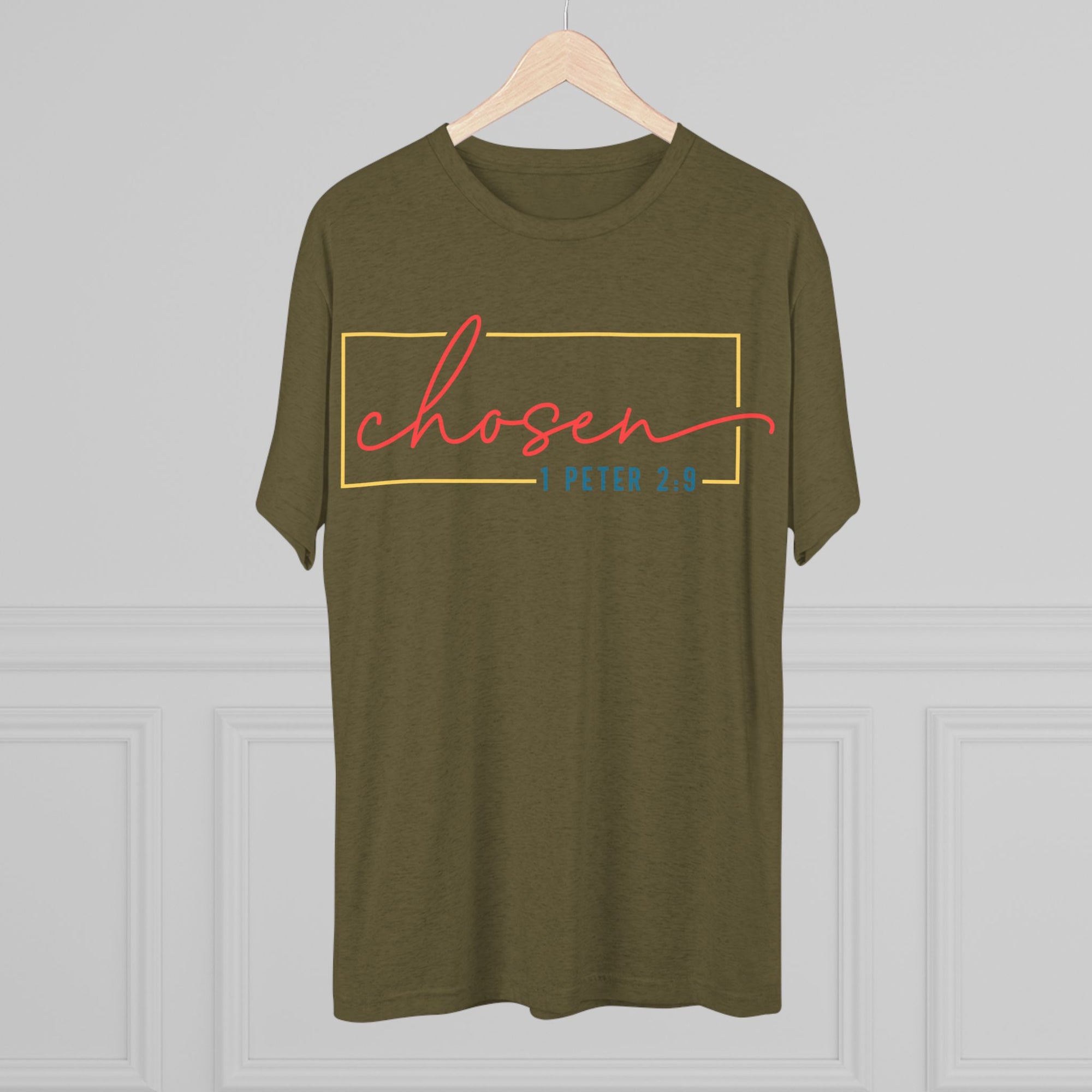 Faith-Inspired Unisex Tee, Chosen Comfort Shirt, Inspirational Crew T-Shirt, Casual Daily Wear, Gift for Believers