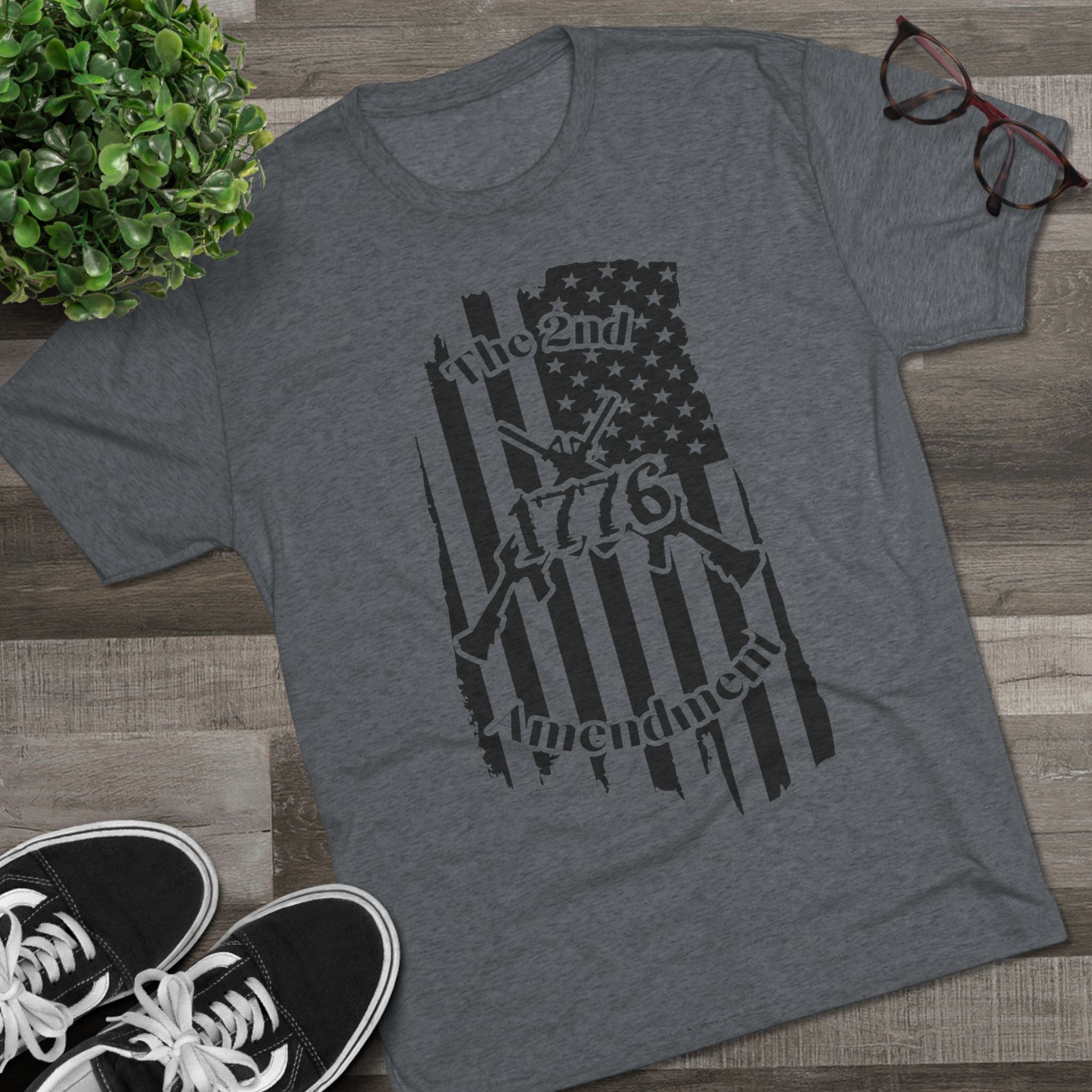 Distressed Flag Tee