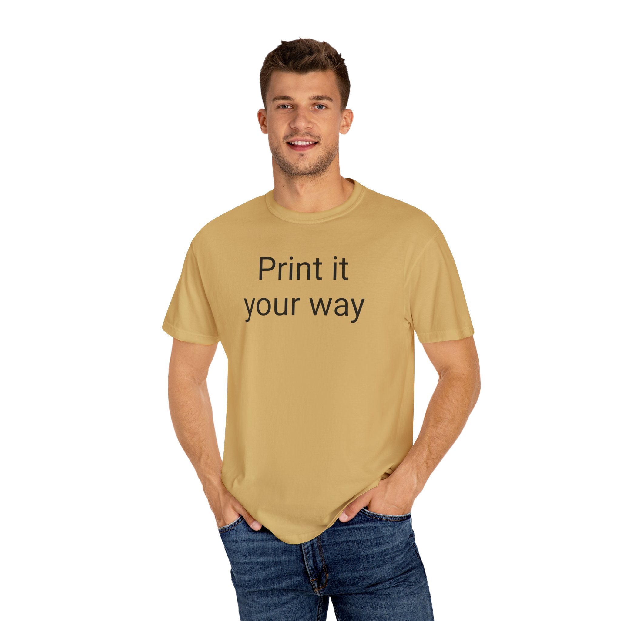Customizable Unisex T-Shirt | Print It Your Way | Gift for Friends, DIY Fashion, Casual Wear, Birthday Gift, Personalize Your Style