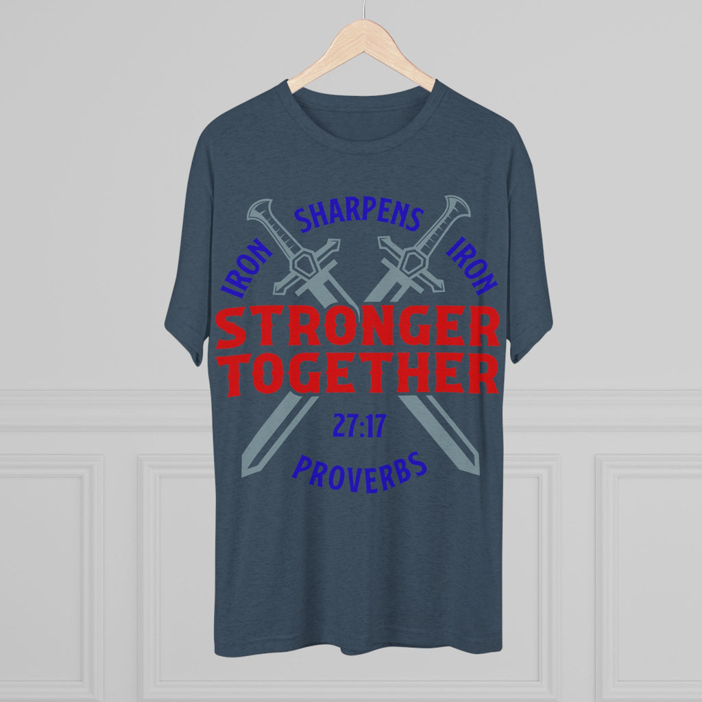Unisex Tee - Iron Sharpens Iron Inspirational Quote Shirt