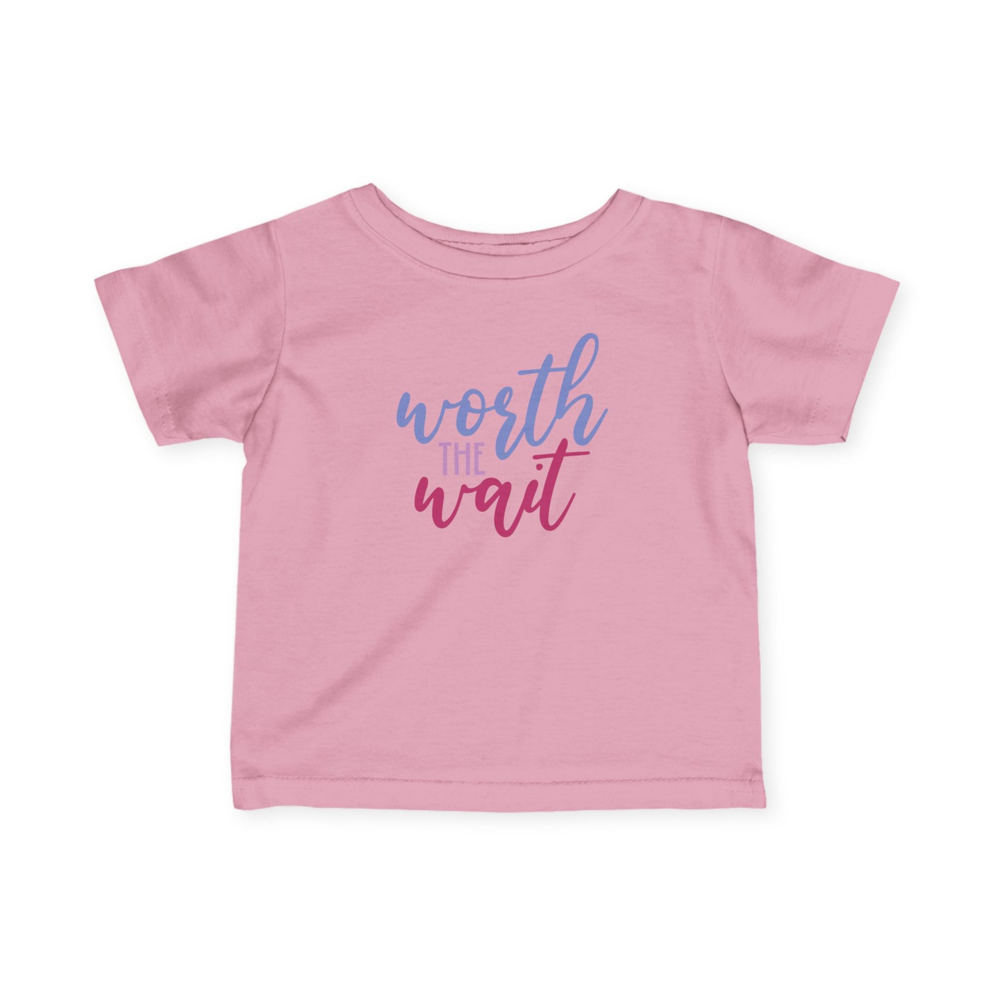 Cute Infant Tee - "Worth the Wait" Baby T-Shirt for Newborns, Perfect Baby Shower Gift, Milestone Celebration, Everyday Wear