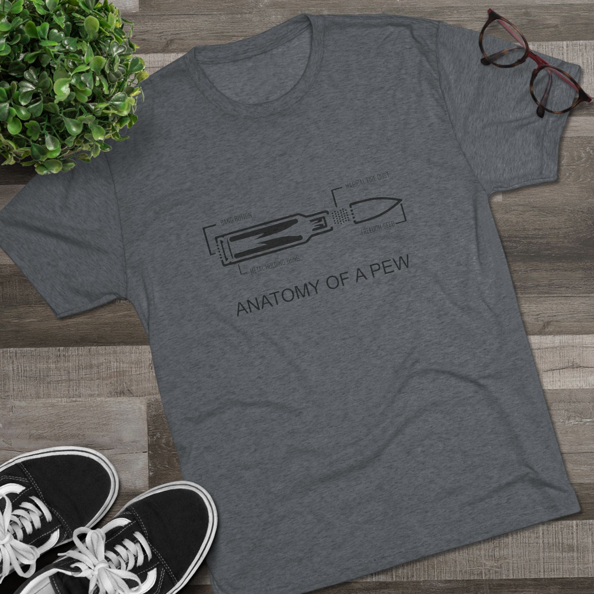Unisex Tee - Anatomy of Pew Design