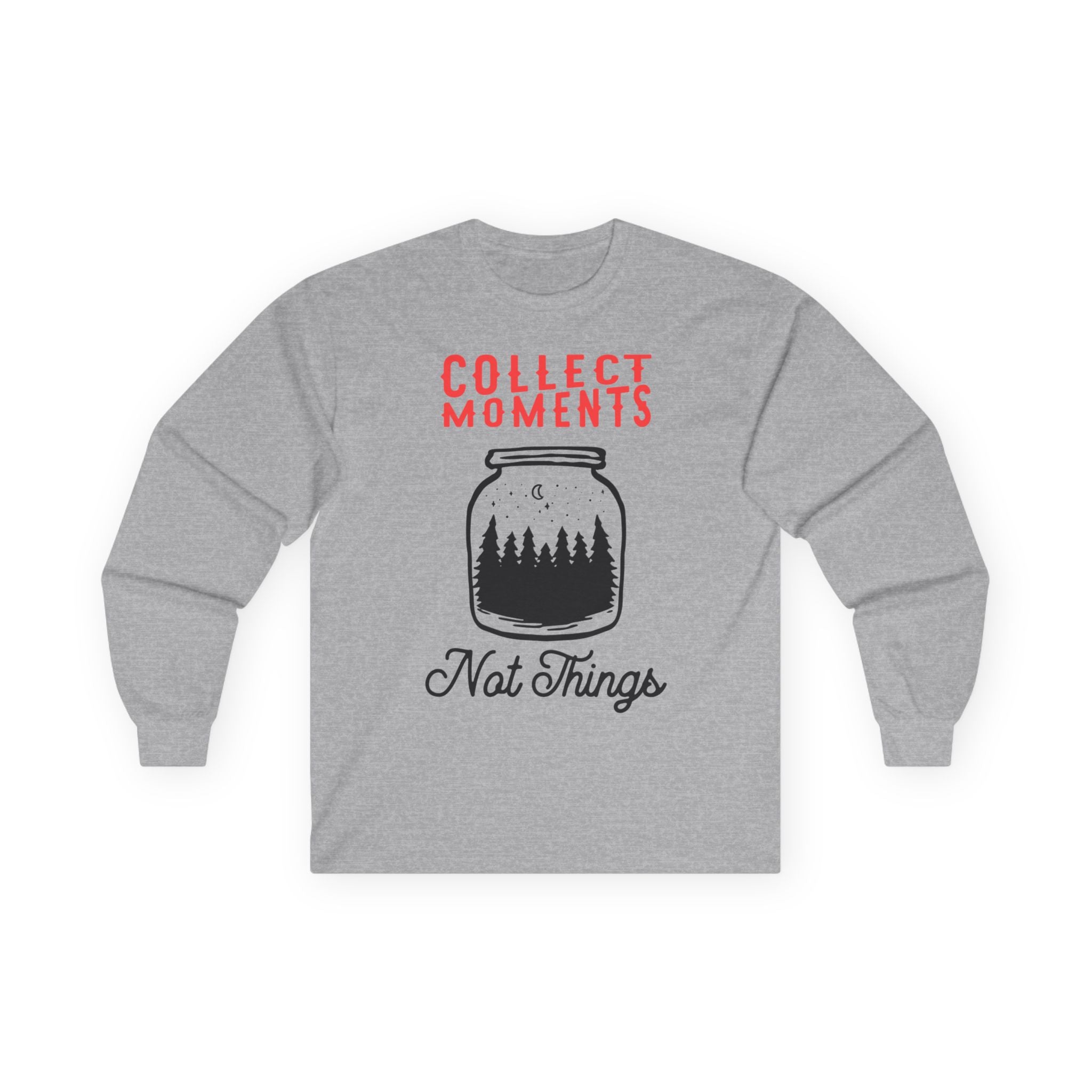 Collect Moments Long Sleeve Tee, Nature Lover Shirt, Gift for Travelers, Vintage Aesthetic, Cozy Everyday Wear