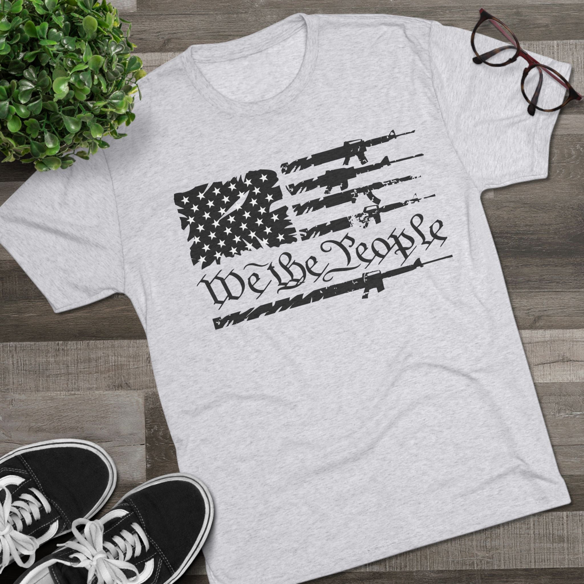 Gun Flag Tee - Unisex Crew