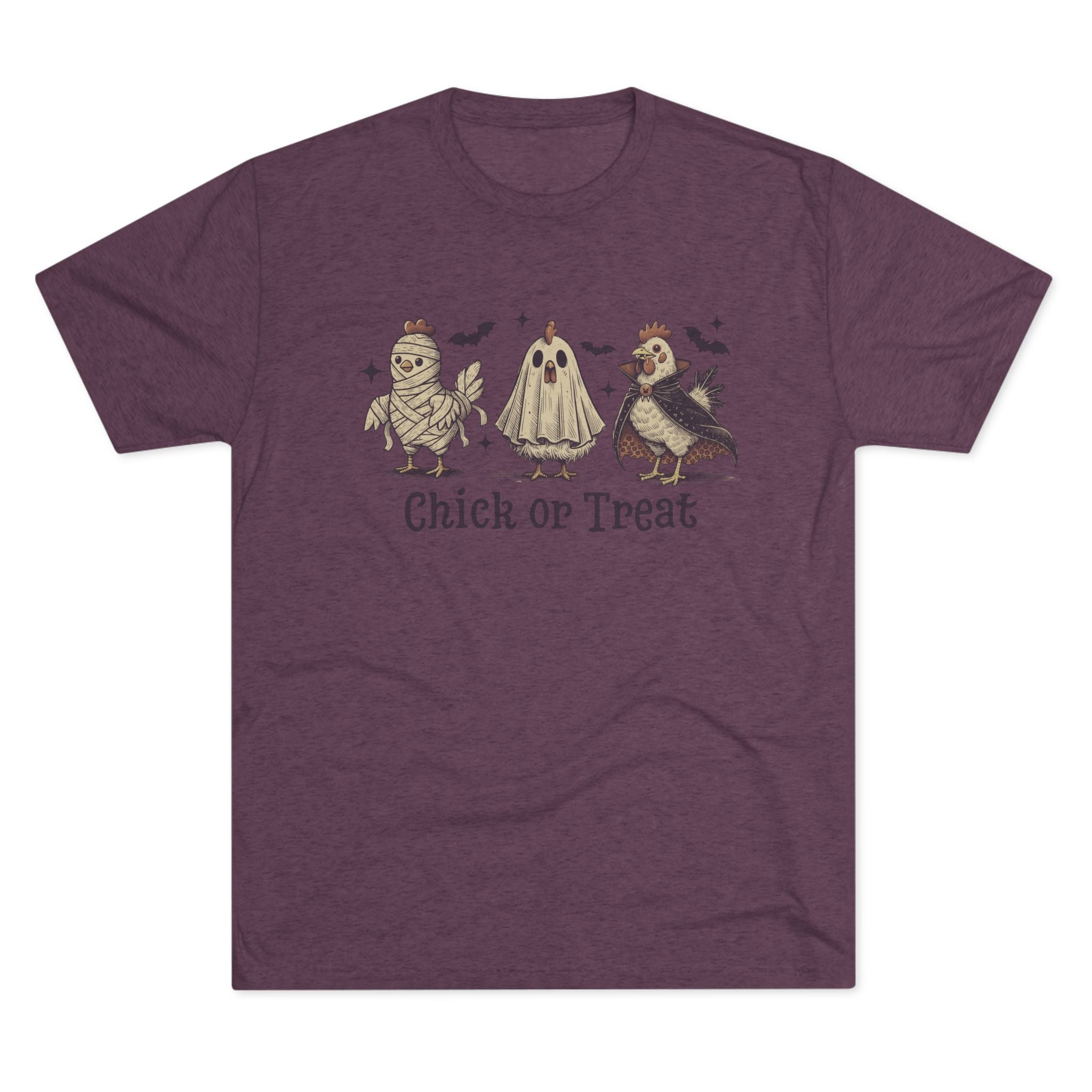Halloween Crew Tee - Chick or Treat Unisex Tee, Spooky Shirt, Fall Fashion, Halloween Gift, Cute Costume Tee, Autumn Vibes