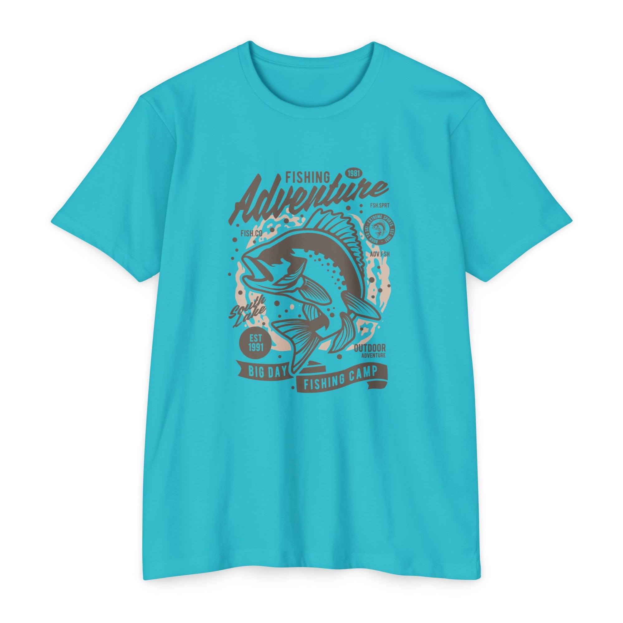 Fishing Adventure T-Shirt | Retro Fishing Tee, Outdoor Enthusiast Shirt, Father's Day Gift, Camp Apparel, Fishing Camp Style