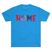 Graphic Tee Home in Red White and Blue Unisex Shirt