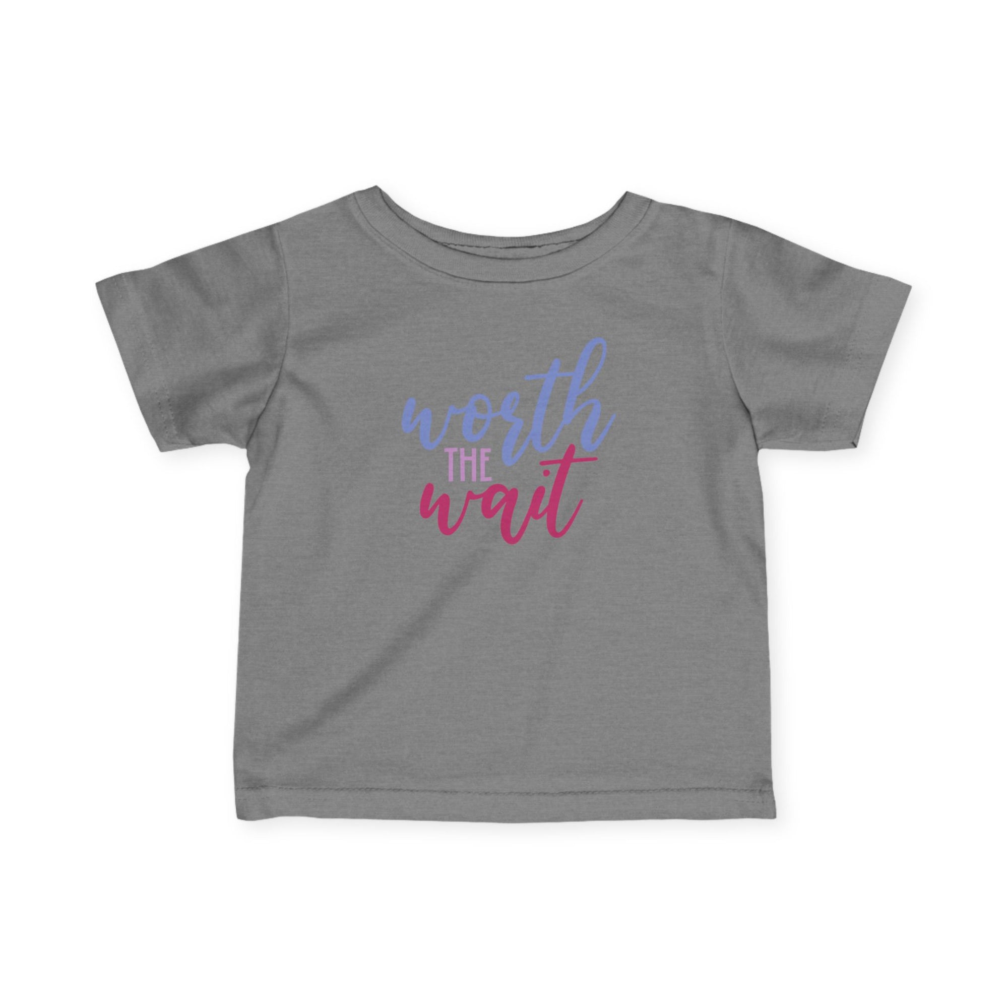 Cute Infant Tee - "Worth the Wait" Baby T-Shirt for Newborns, Perfect Baby Shower Gift, Milestone Celebration, Everyday Wear