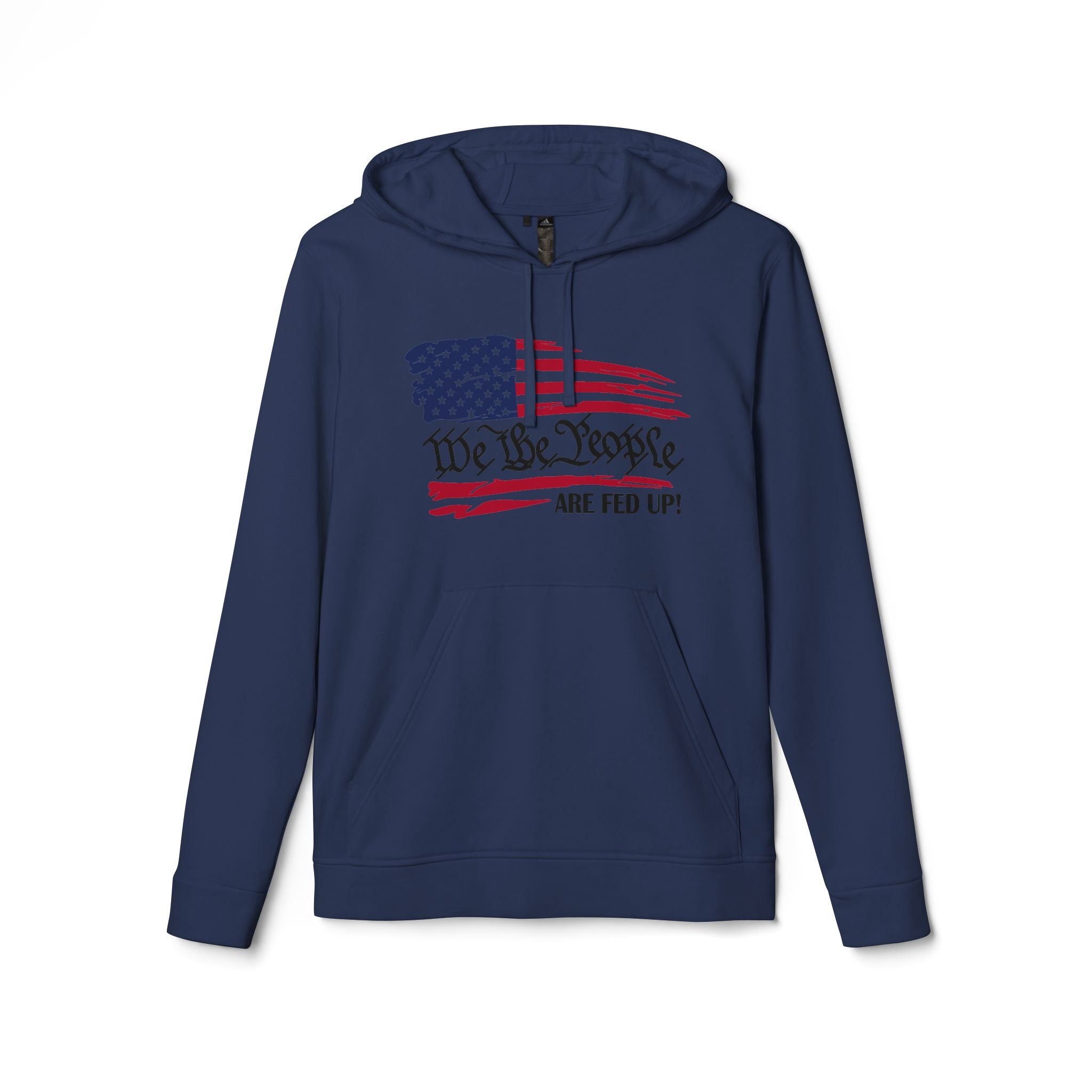 Fleece Hoodie - Bold Lines Design