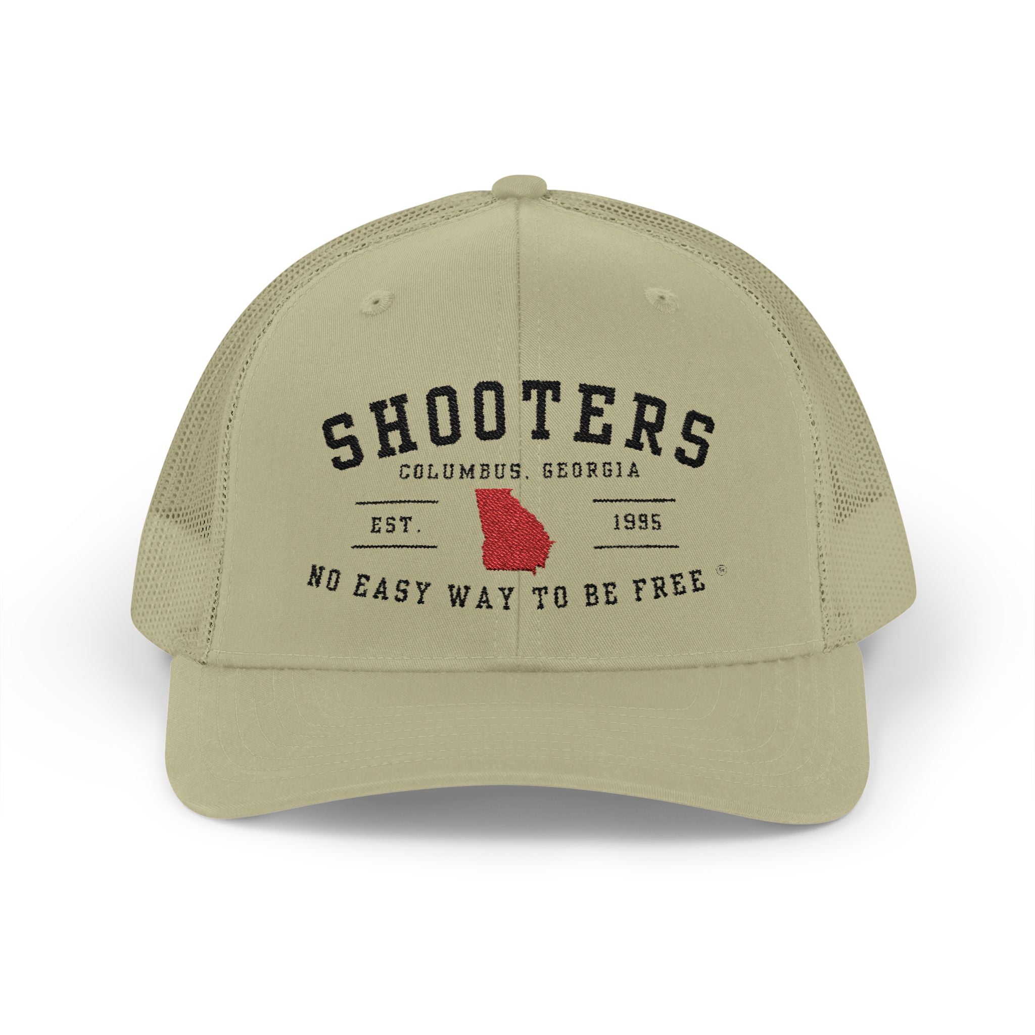 Shooters of Columbus Snapback Trucker Cap (Black lettering)