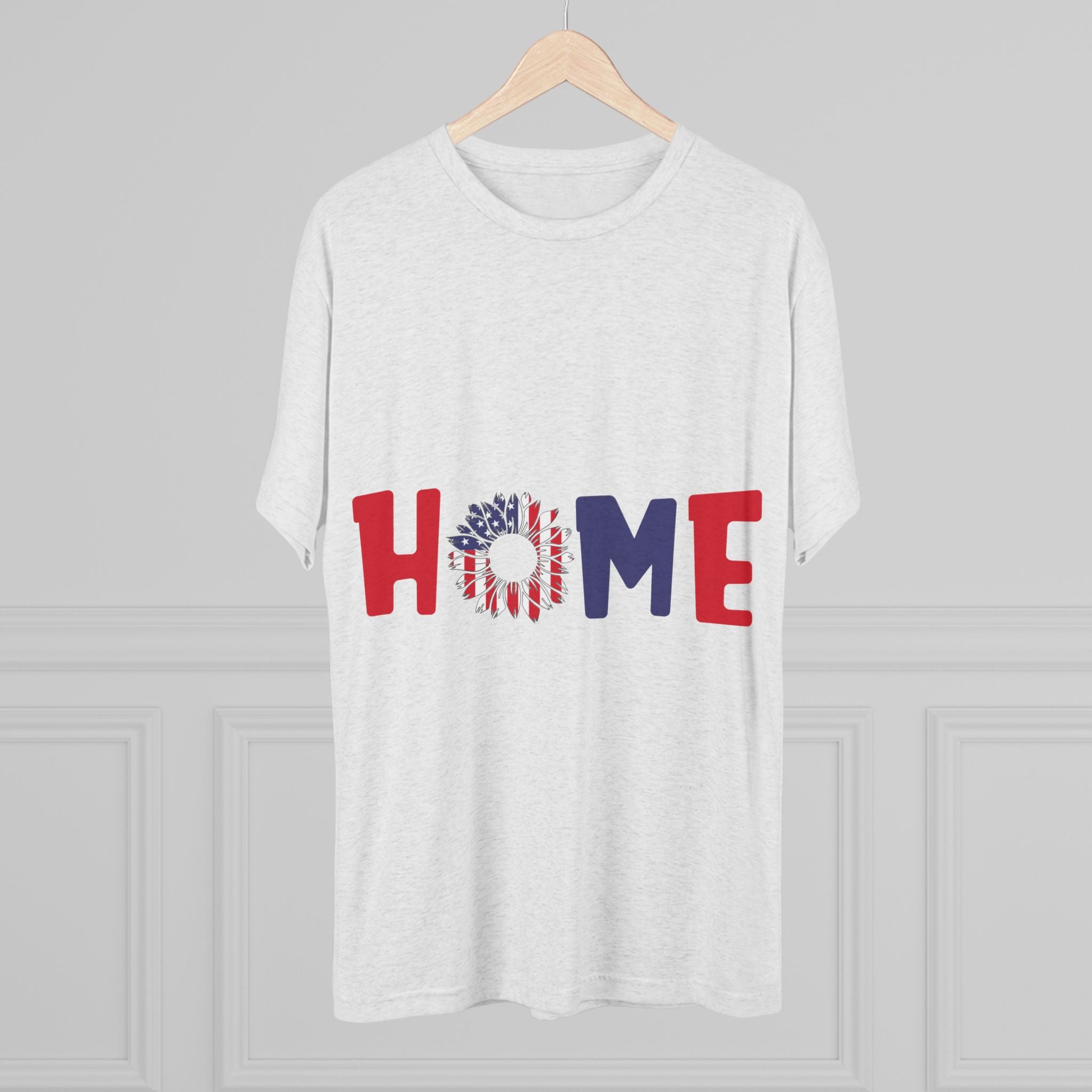 Graphic Tee Home in Red White and Blue Unisex Shirt