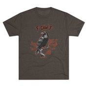F-Caw-F Raven Unisex Crew Tee - Casual Vibe, Graphic Tee Gift, Halloween Apparel, Unisex T-Shirt, Streetwear Style