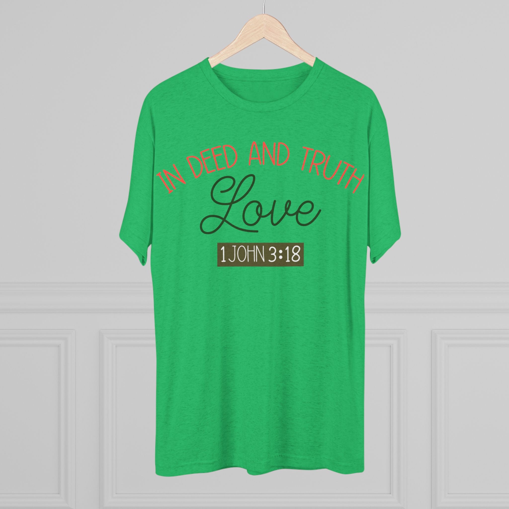 Scripture Inspired Crew Tee, Faith Shirt, Christian T-Shirt, Unisex Love Tee, Casual Outfit, Gift for Believers, Bible Verse Top