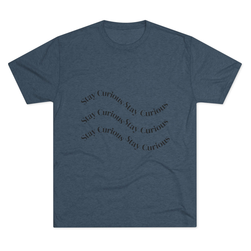 Crew Tee Stay Curious Wave Shirt