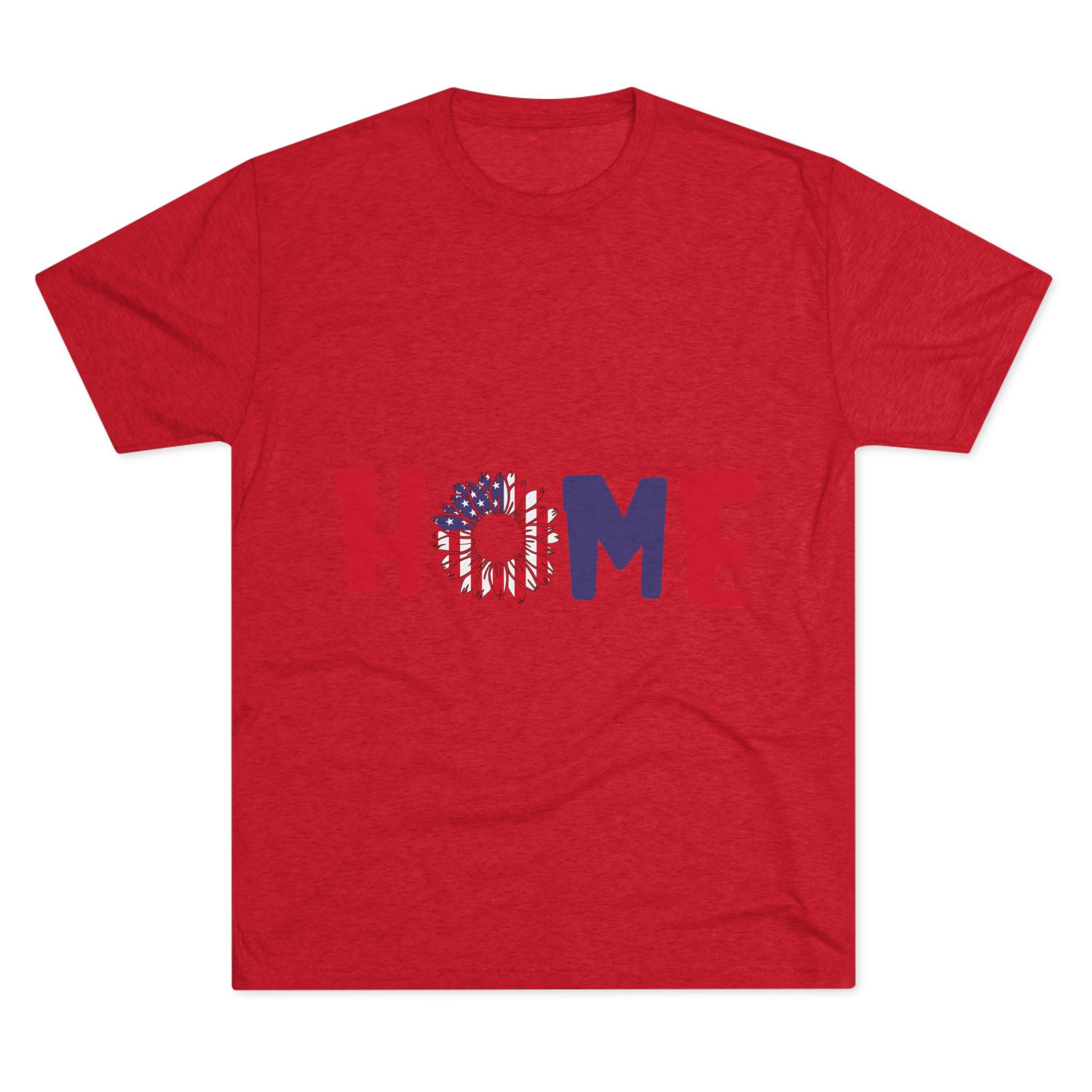Graphic Tee Home in Red White and Blue Unisex Shirt