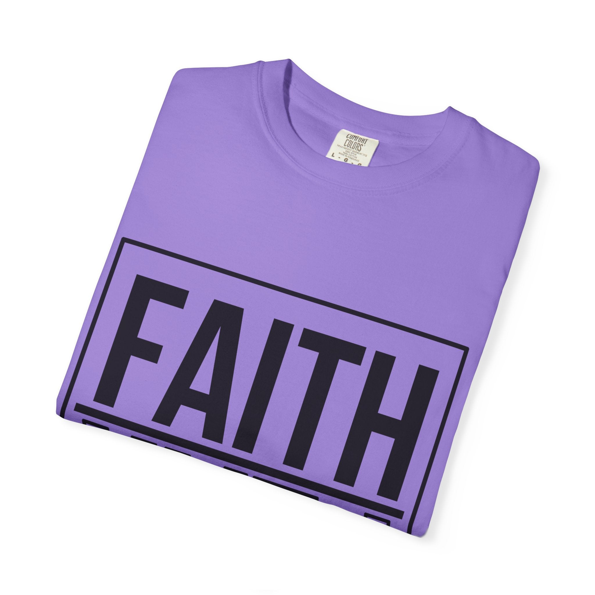 Unisex Faith & Fear T-Shirt, Inspirational Tee, Positive Message, Gift for Friends, Faith-Based Apparel, Casual Wear, Christian Merch