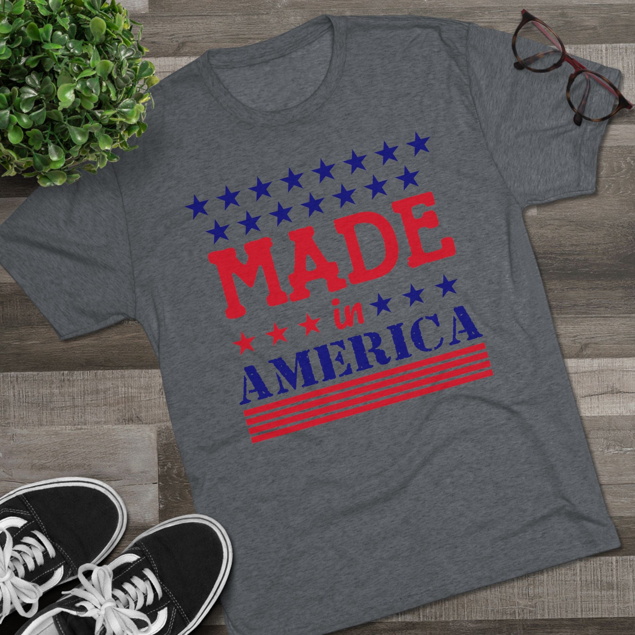 American Made Unisex Tri-Blend Tee