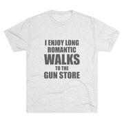 Gun Lover's Tri-Blend Tee - Romantic Walks Design