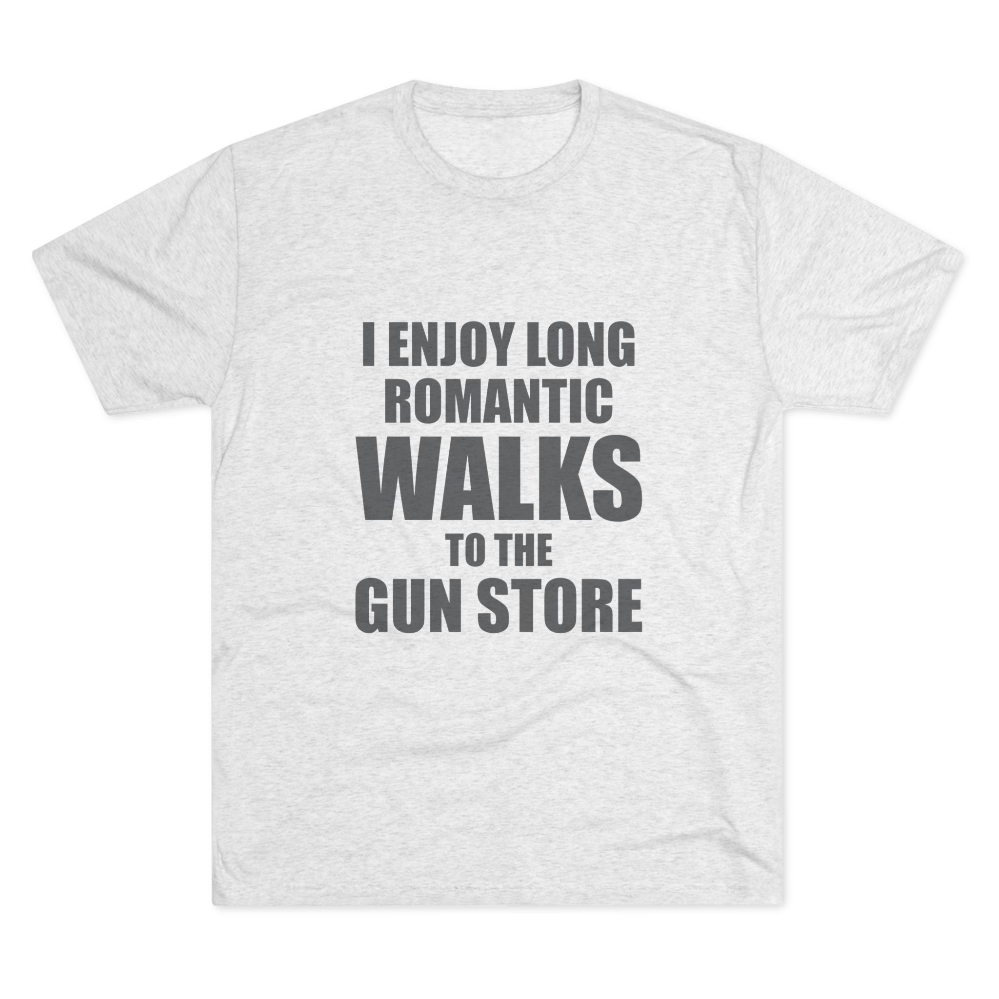 Gun Lover's Tri-Blend Tee - Romantic Walks Design