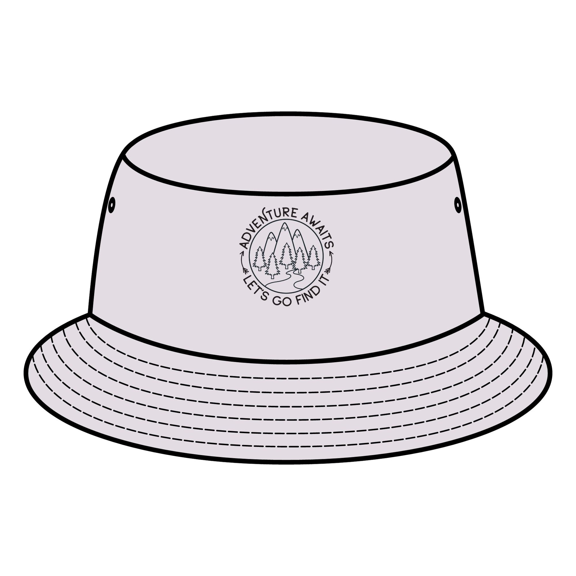 Bucket Hat Adventure Awaits Let's Go Find It