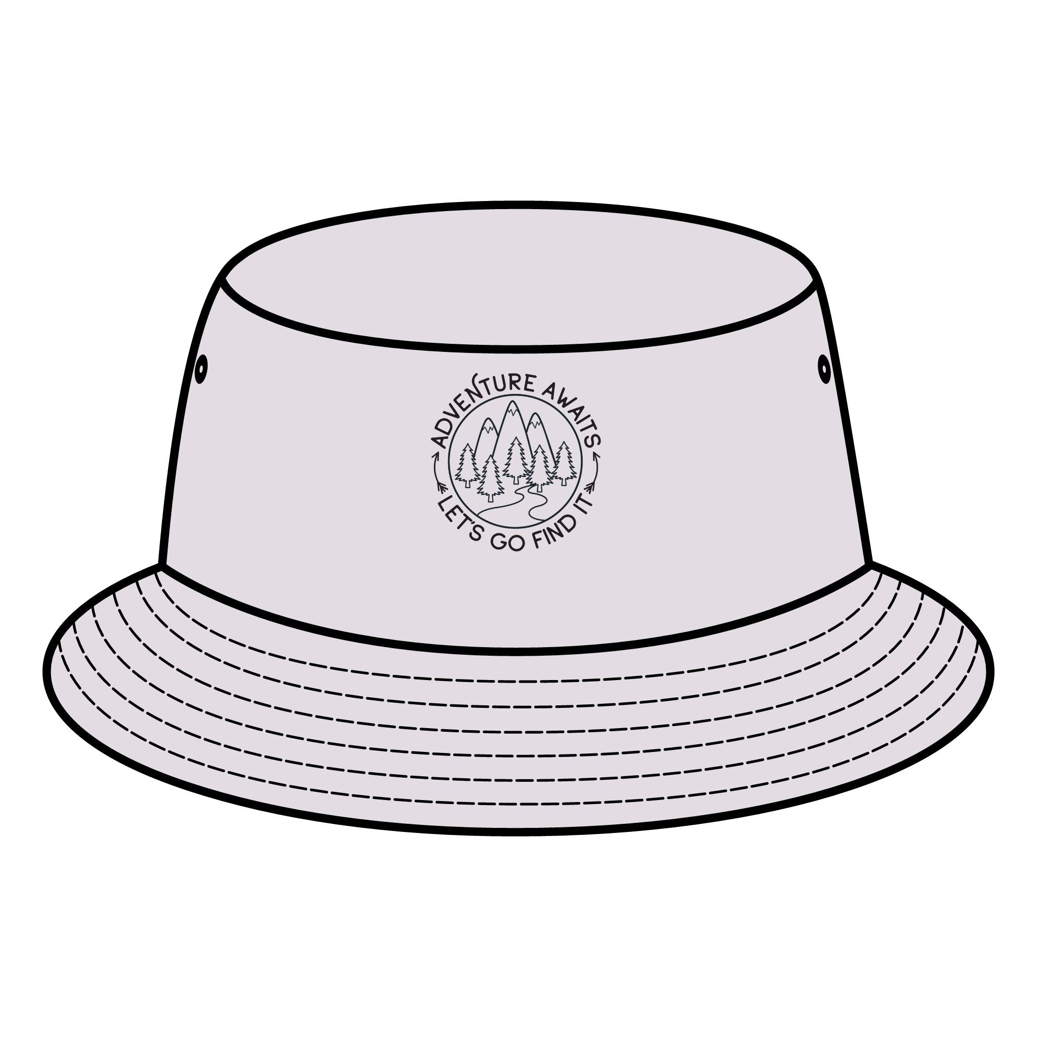 Bucket Hat Adventure Awaits Let's Go Find It