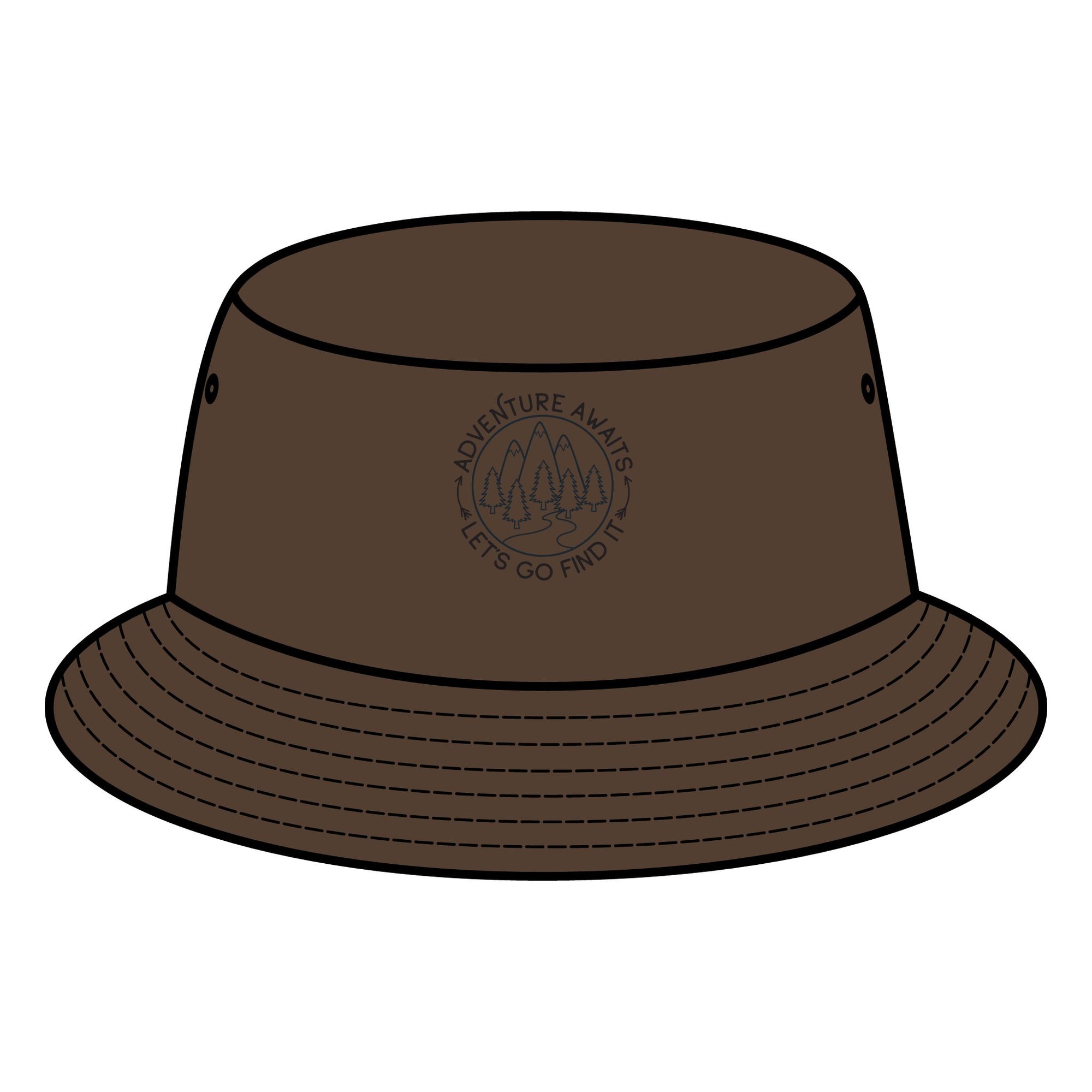 Bucket Hat Adventure Awaits Let's Go Find It