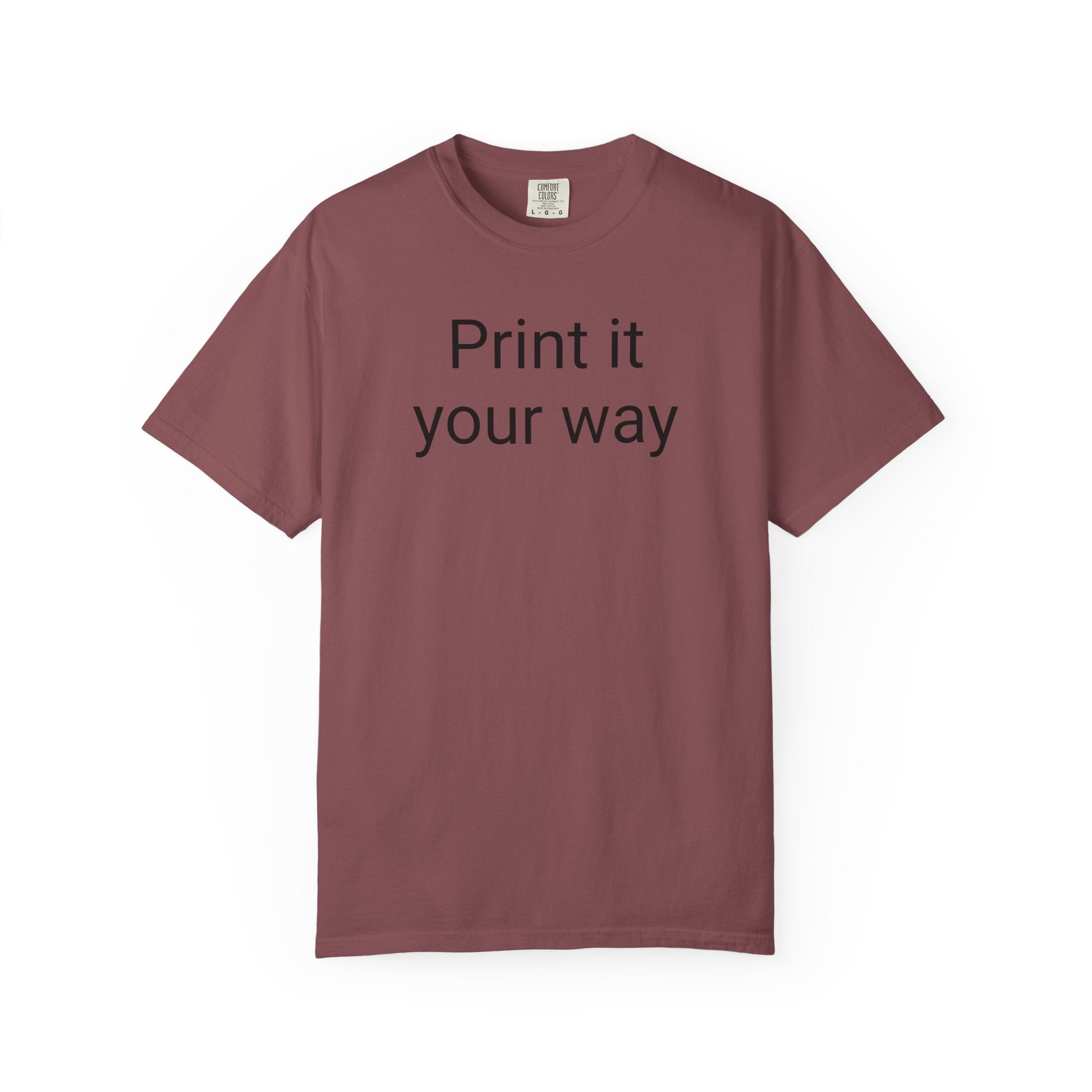 Customizable Unisex T-Shirt | Print It Your Way | Gift for Friends, DIY Fashion, Casual Wear, Birthday Gift, Personalize Your Style