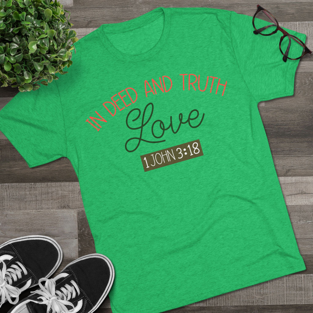 Scripture Inspired Crew Tee, Faith Shirt, Christian T-Shirt, Unisex Love Tee, Casual Outfit, Gift for Believers, Bible Verse Top