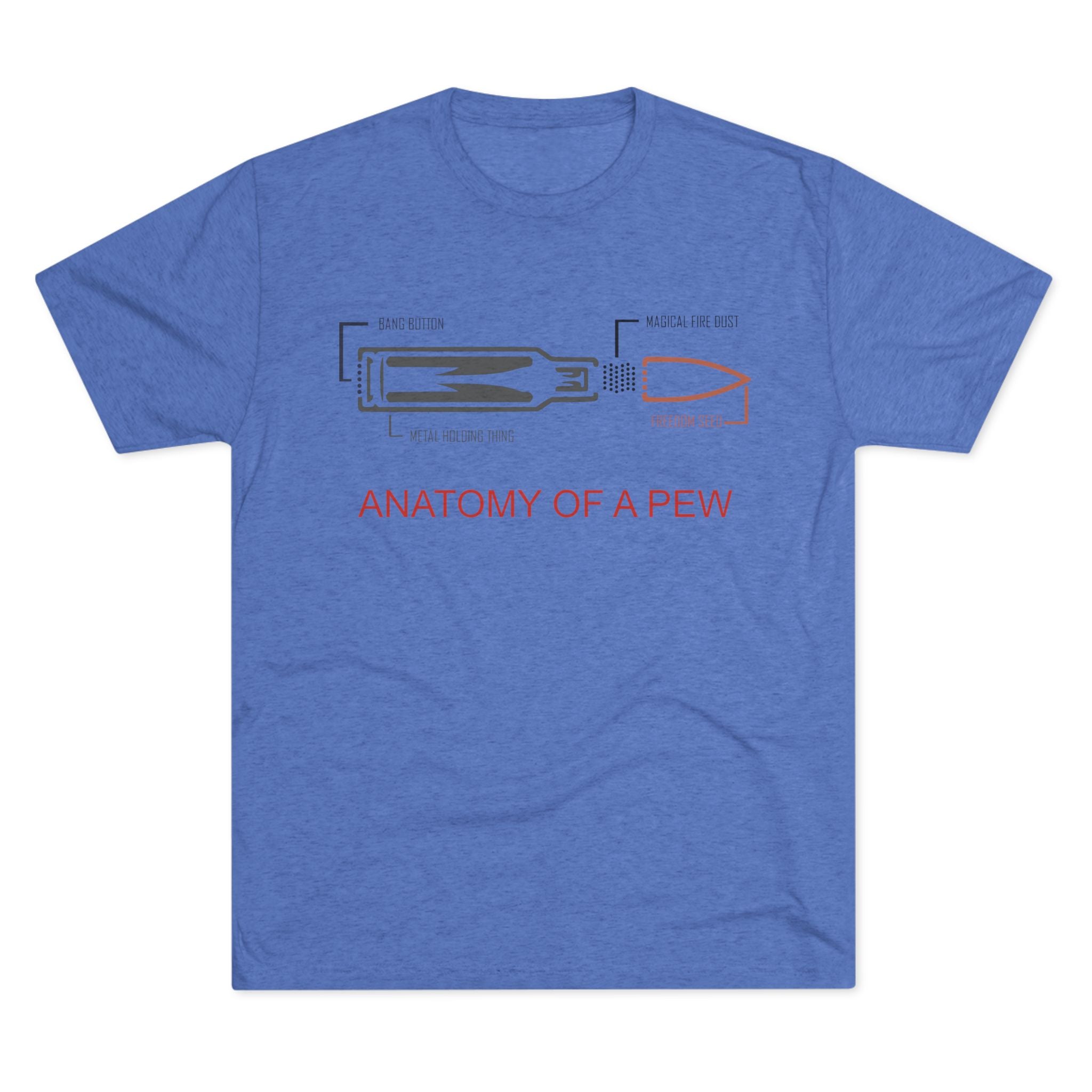 Unisex Tee - Anatomy of Pew Design