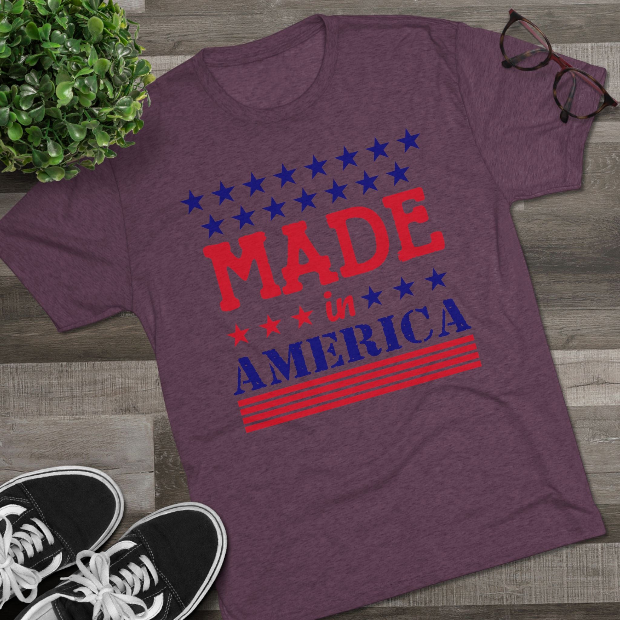 American Made Unisex Tri-Blend Tee