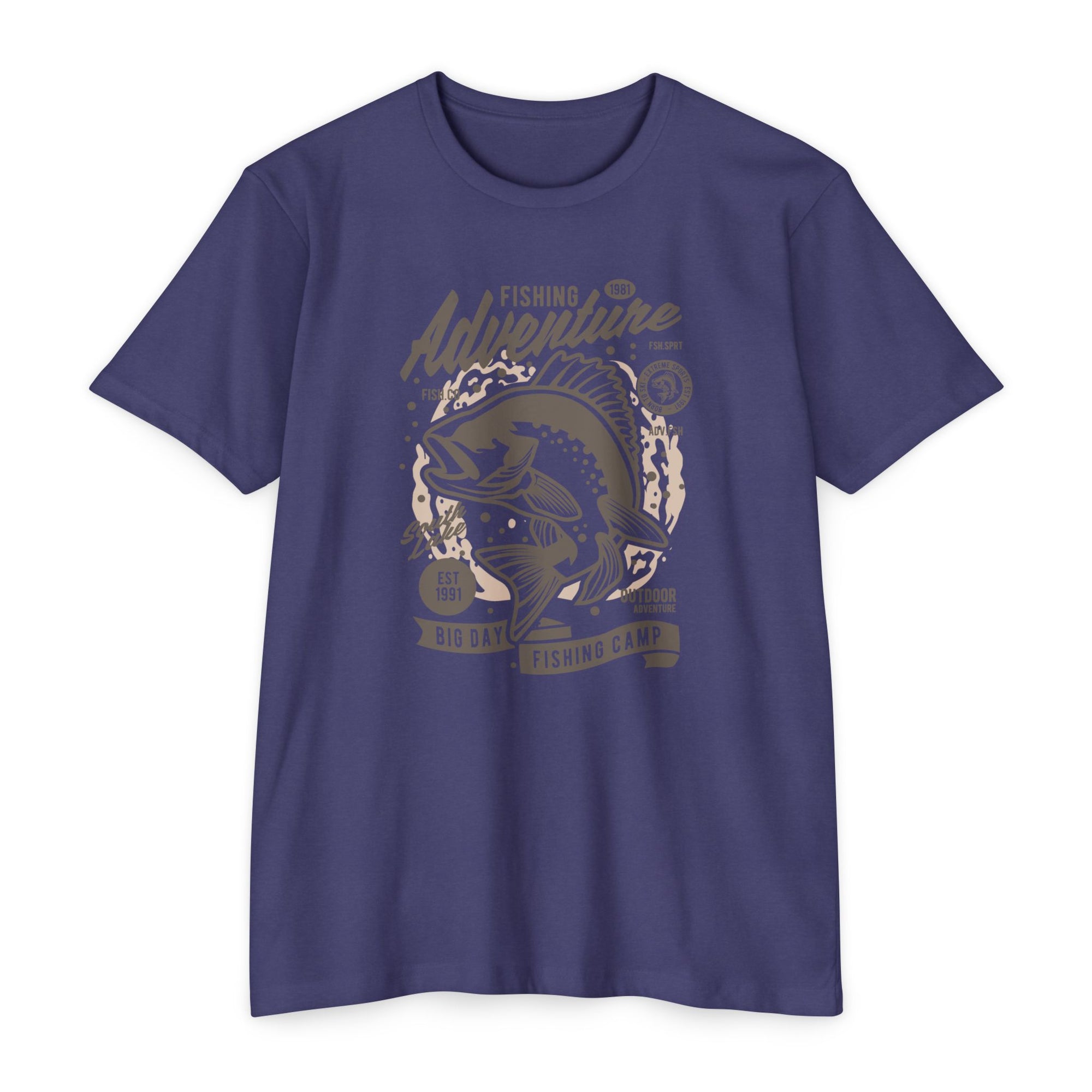 Fishing Adventure T-Shirt | Retro Fishing Tee, Outdoor Enthusiast Shirt, Father's Day Gift, Camp Apparel, Fishing Camp Style