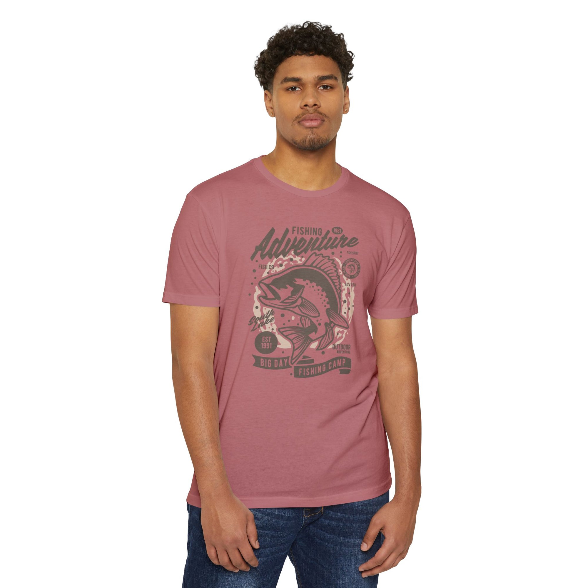 Fishing Adventure T-Shirt | Retro Fishing Tee, Outdoor Enthusiast Shirt, Father's Day Gift, Camp Apparel, Fishing Camp Style