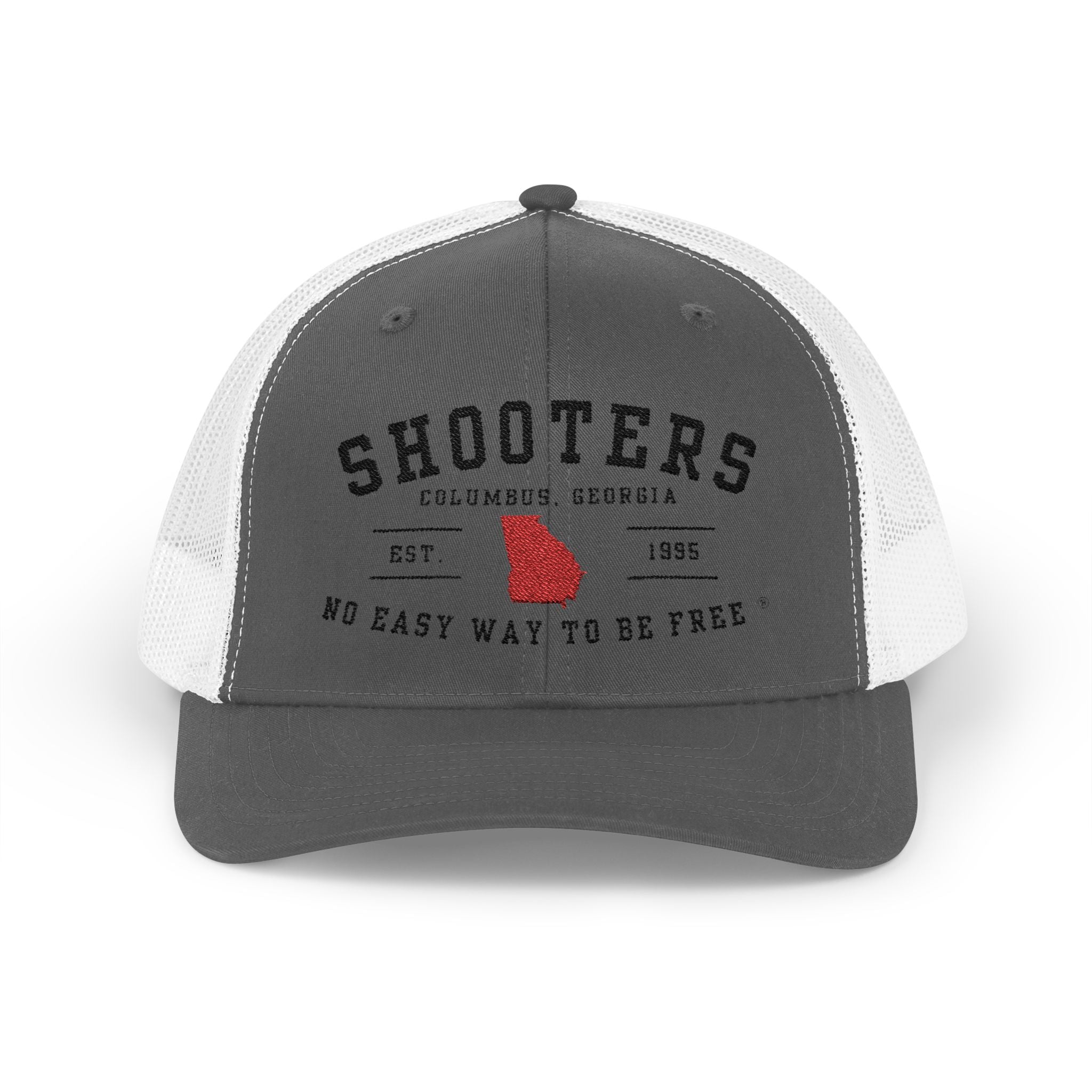 Shooters of Columbus Snapback Trucker Cap (Black lettering)