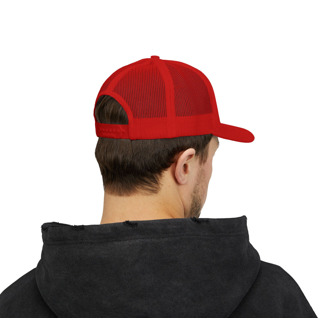 Snapback Cap, Crossed Rifles with Snake Design