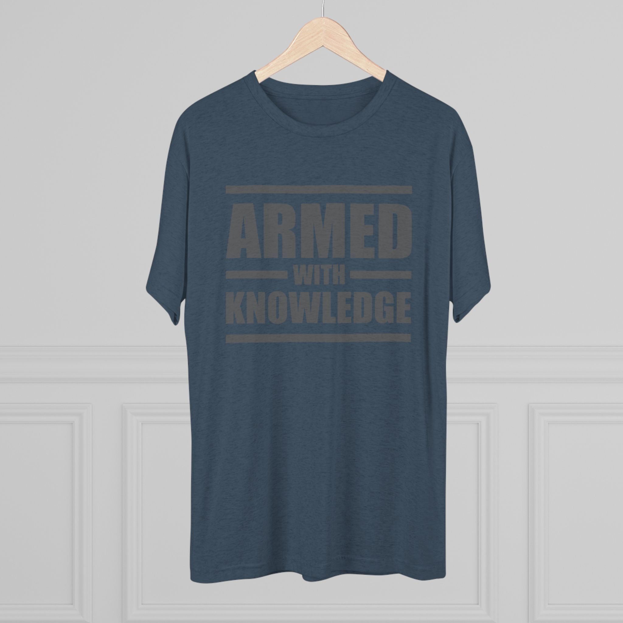 Knowledge Seeker Tri-Blend Tee - Armed with Knowledge