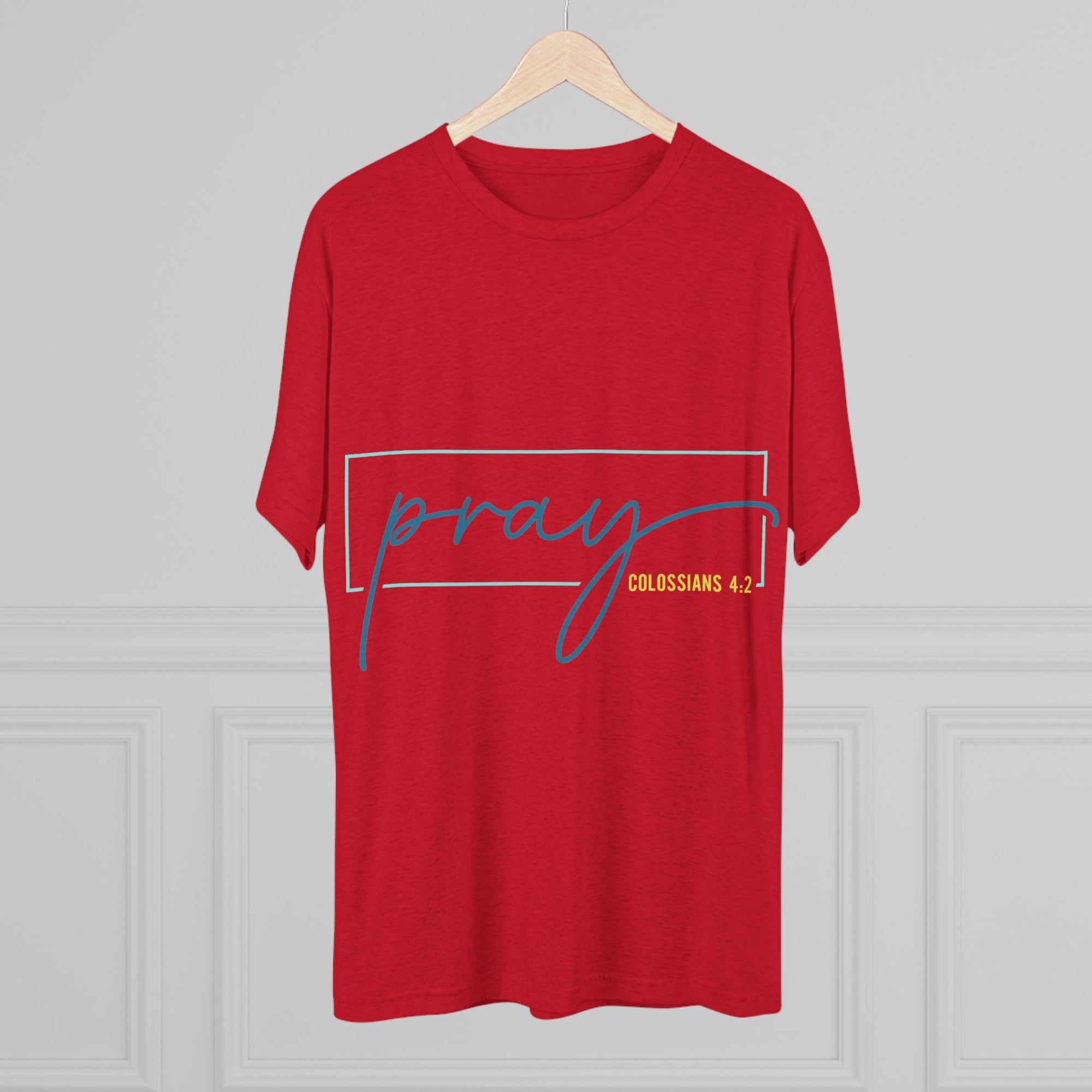 Inspirational Christian Tee - Pray Colossians 4:2, Faith T-Shirt, Religious Apparel, Motivational Gift, Unisex Crew Neck