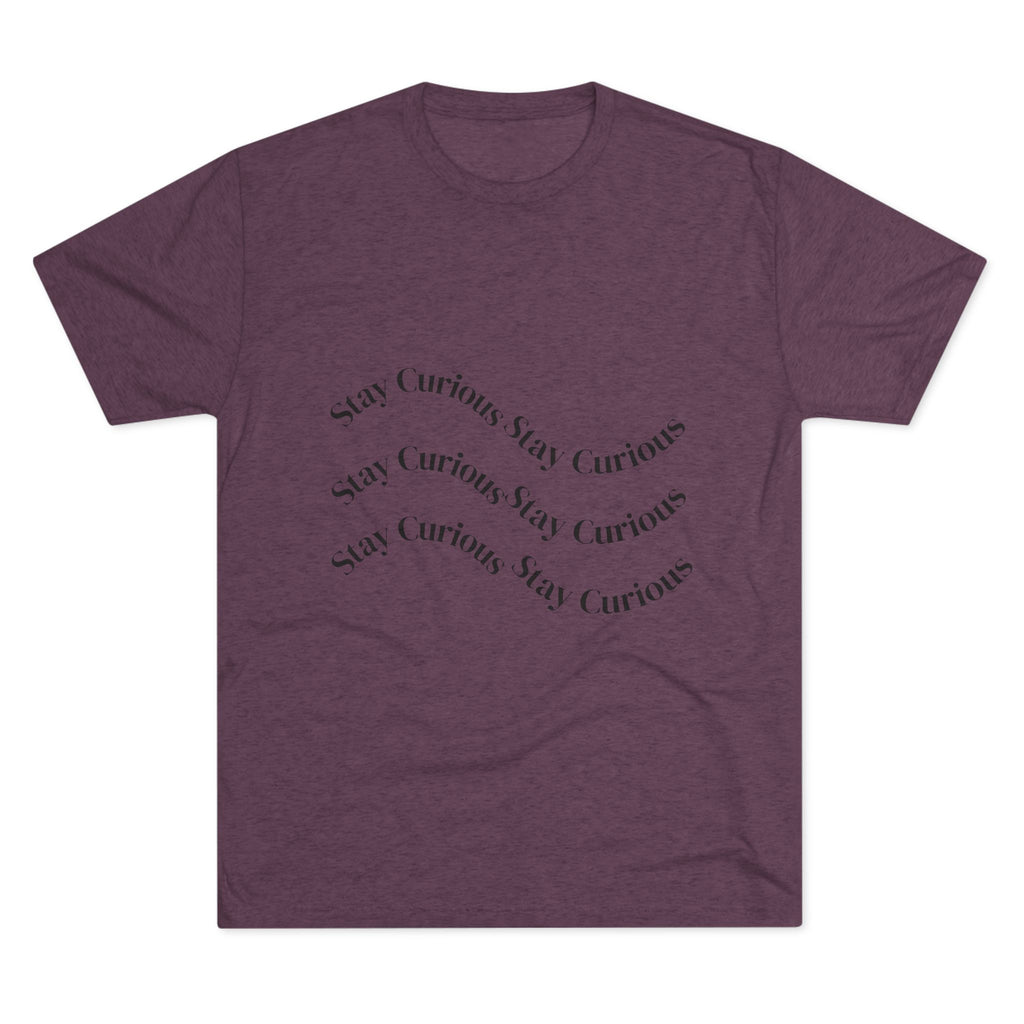 Crew Tee Stay Curious Wave Shirt