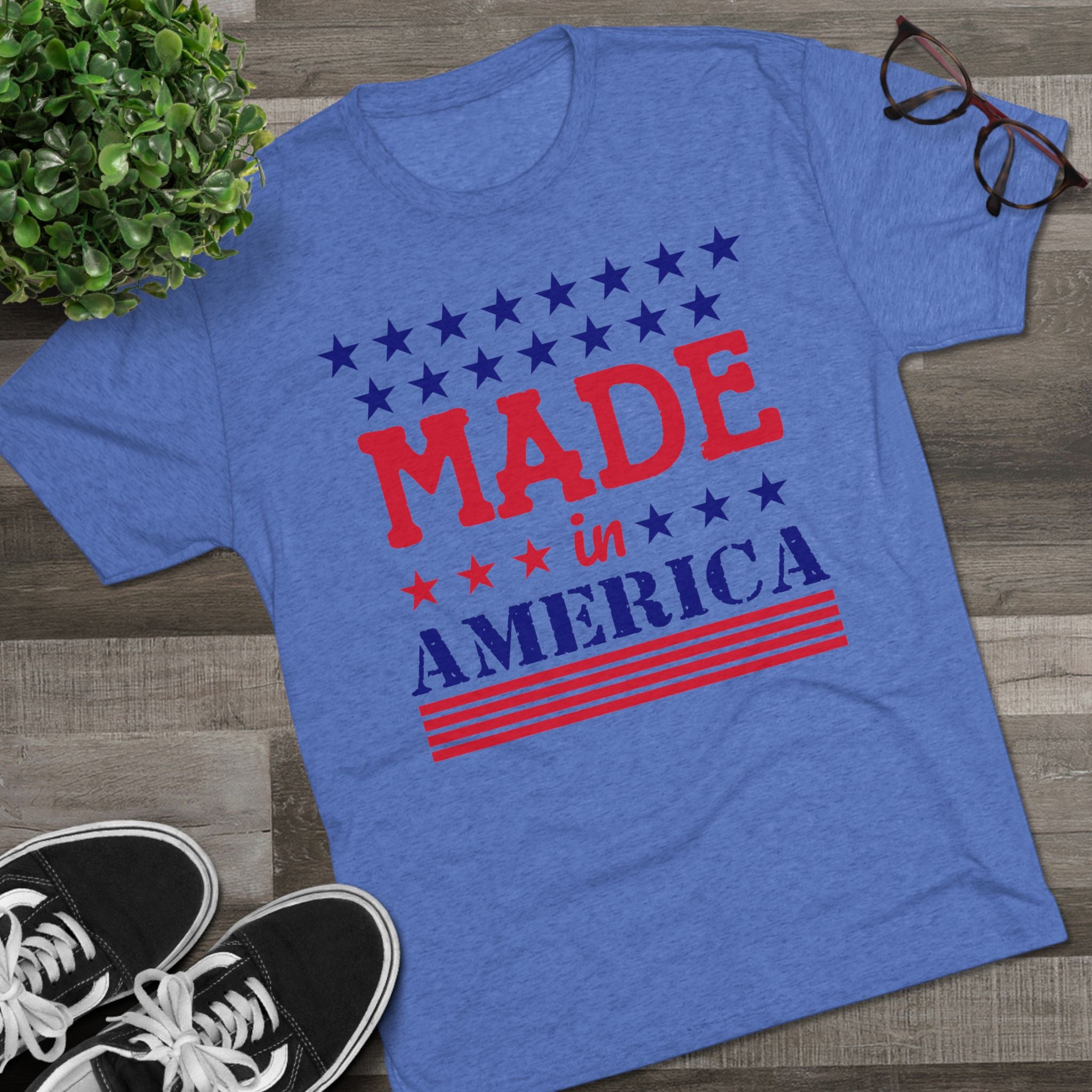 American Made Unisex Tri-Blend Tee