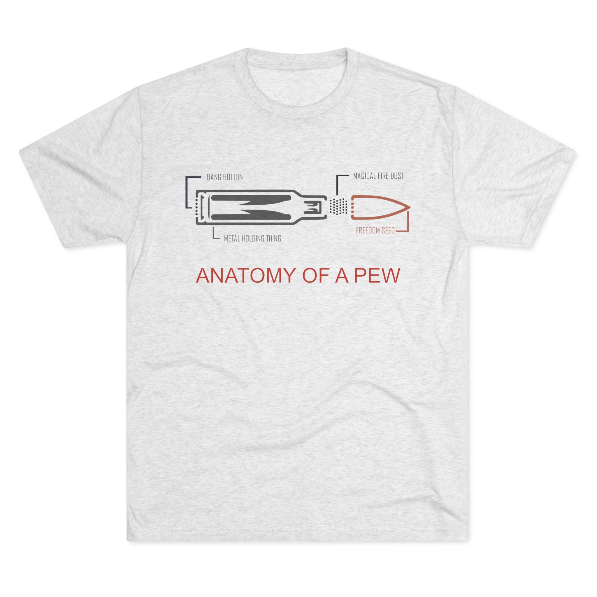 Unisex Tee - Anatomy of Pew Design