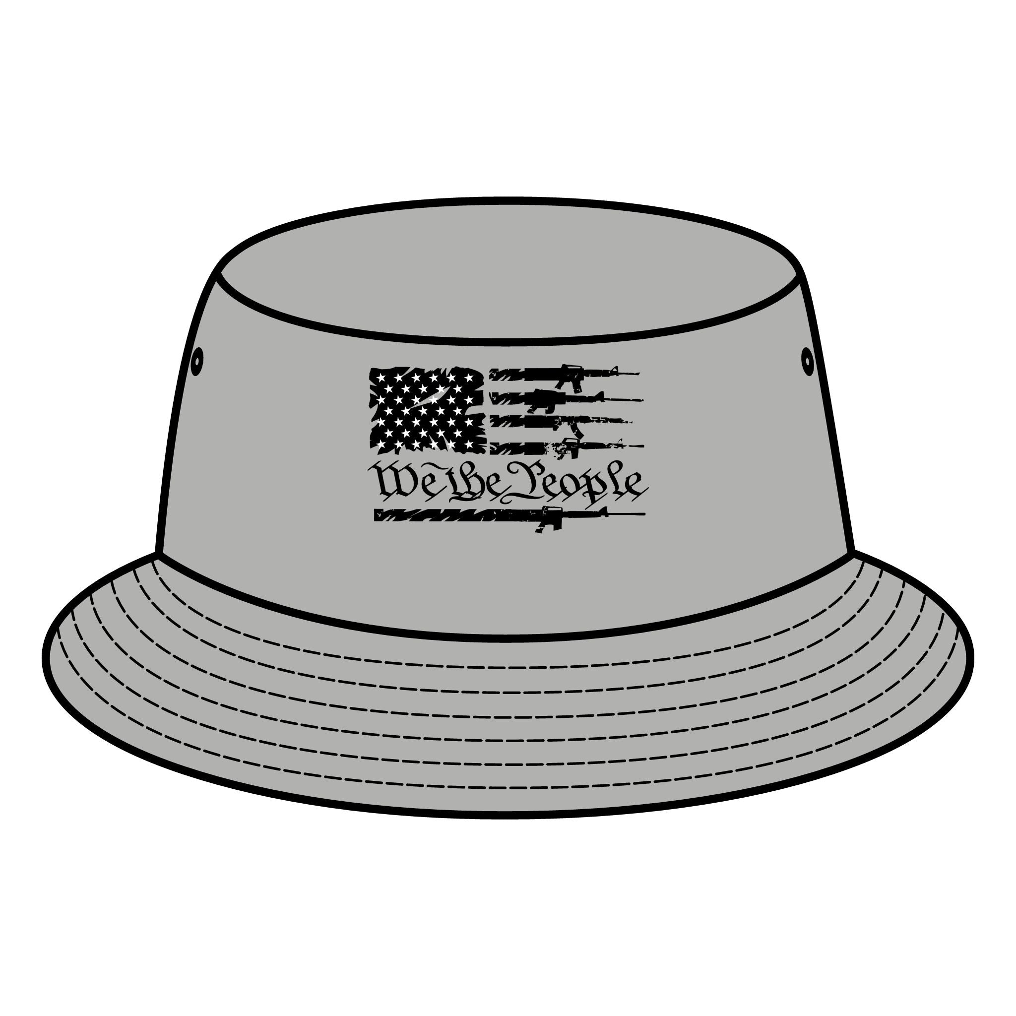 Bucket Hat American Flag We the People Patriotic