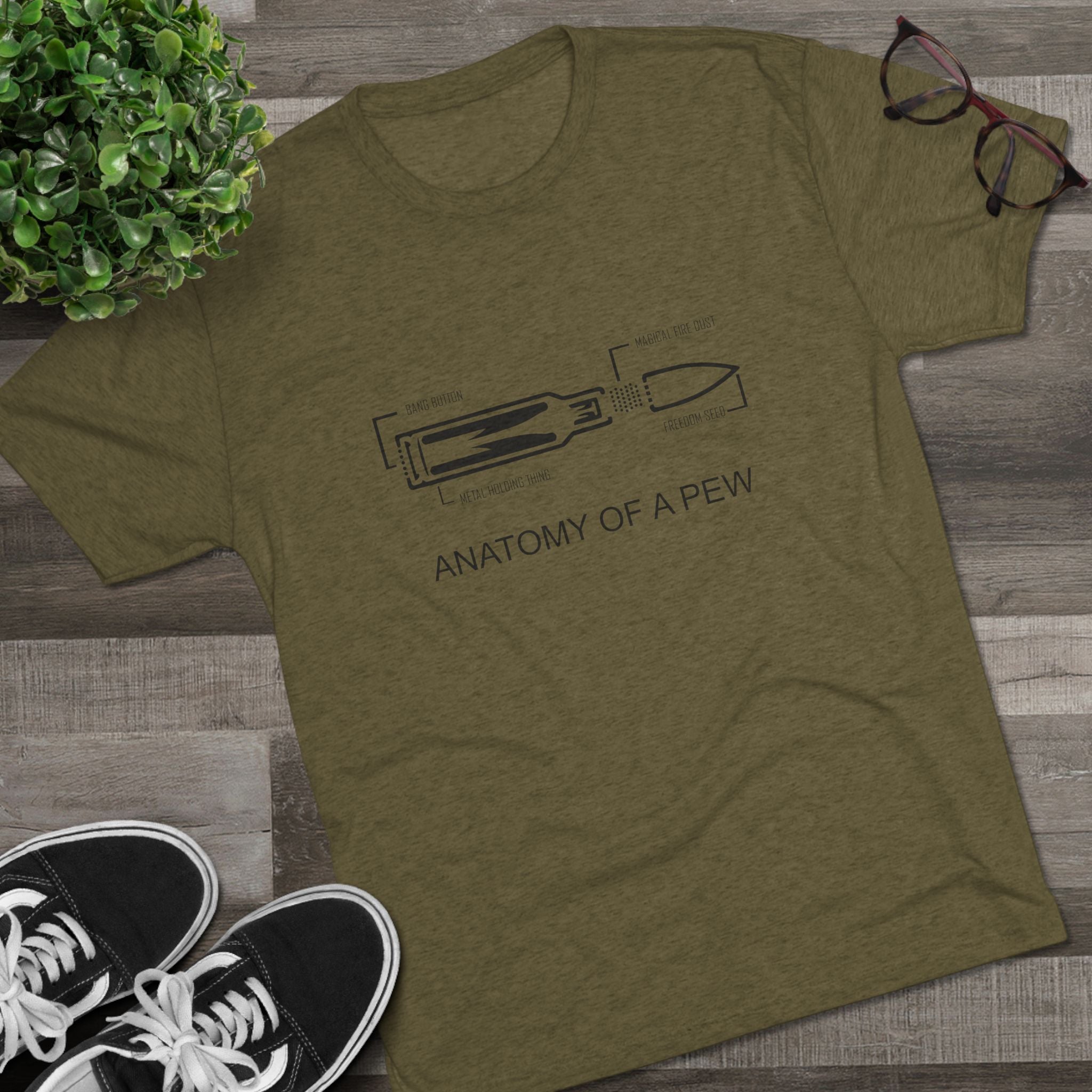 Unisex Tee - Anatomy of Pew Design
