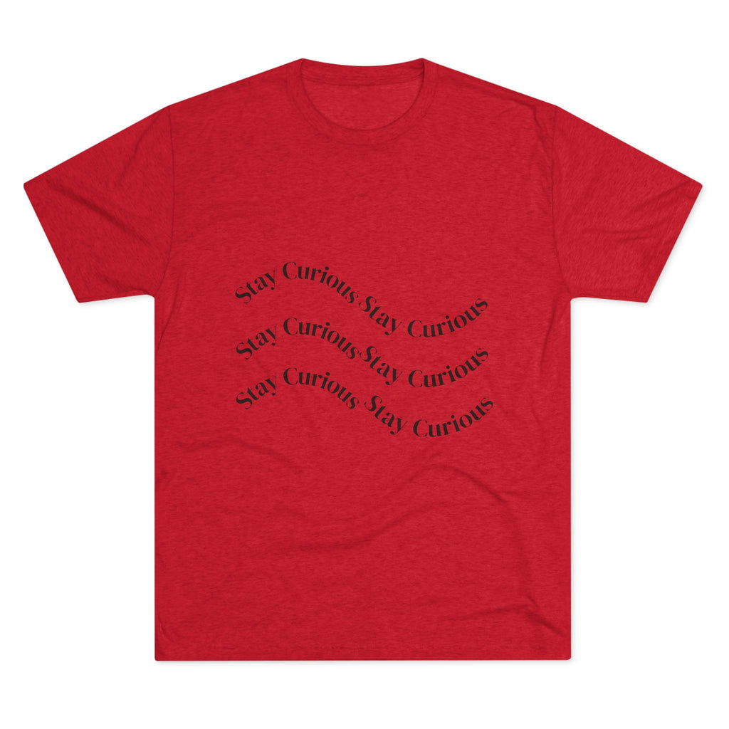 Crew Tee Stay Curious Wave Shirt
